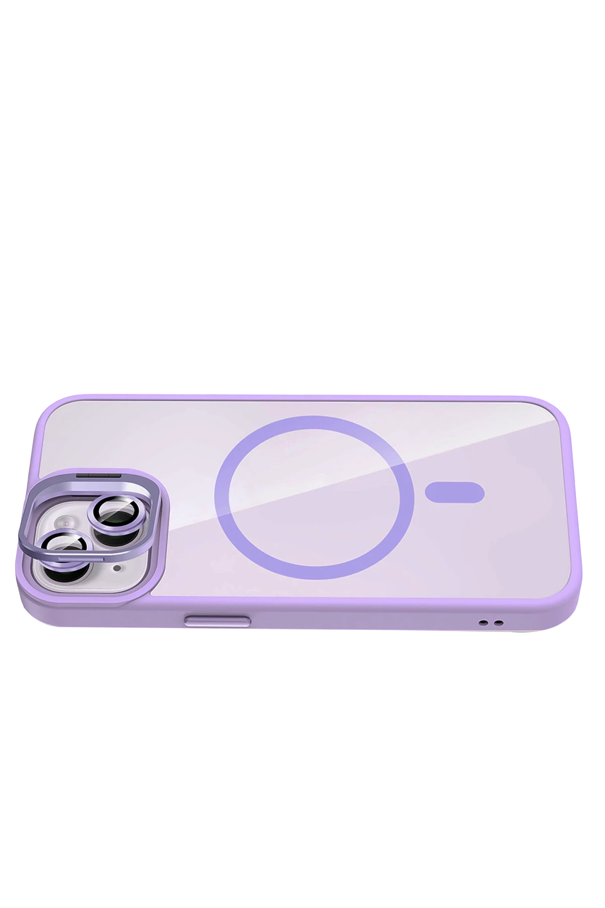 Joko Apple iPhone 13 Remim Lensli Magsafe Standlı Kapak - Lila