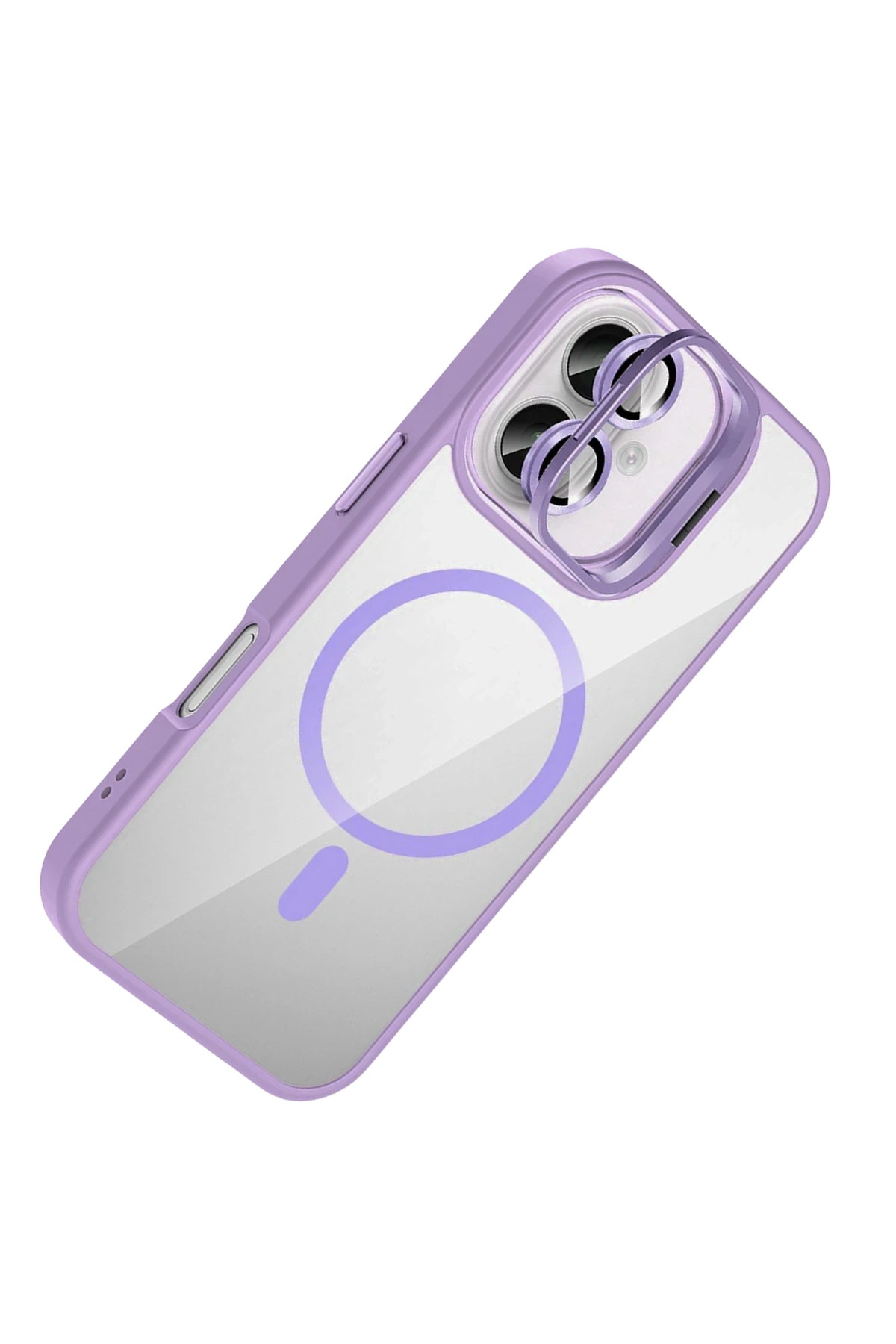 Joko Apple iPhone 16 Plus Remim Lensli Magsafe Standlı Kapak - Lila