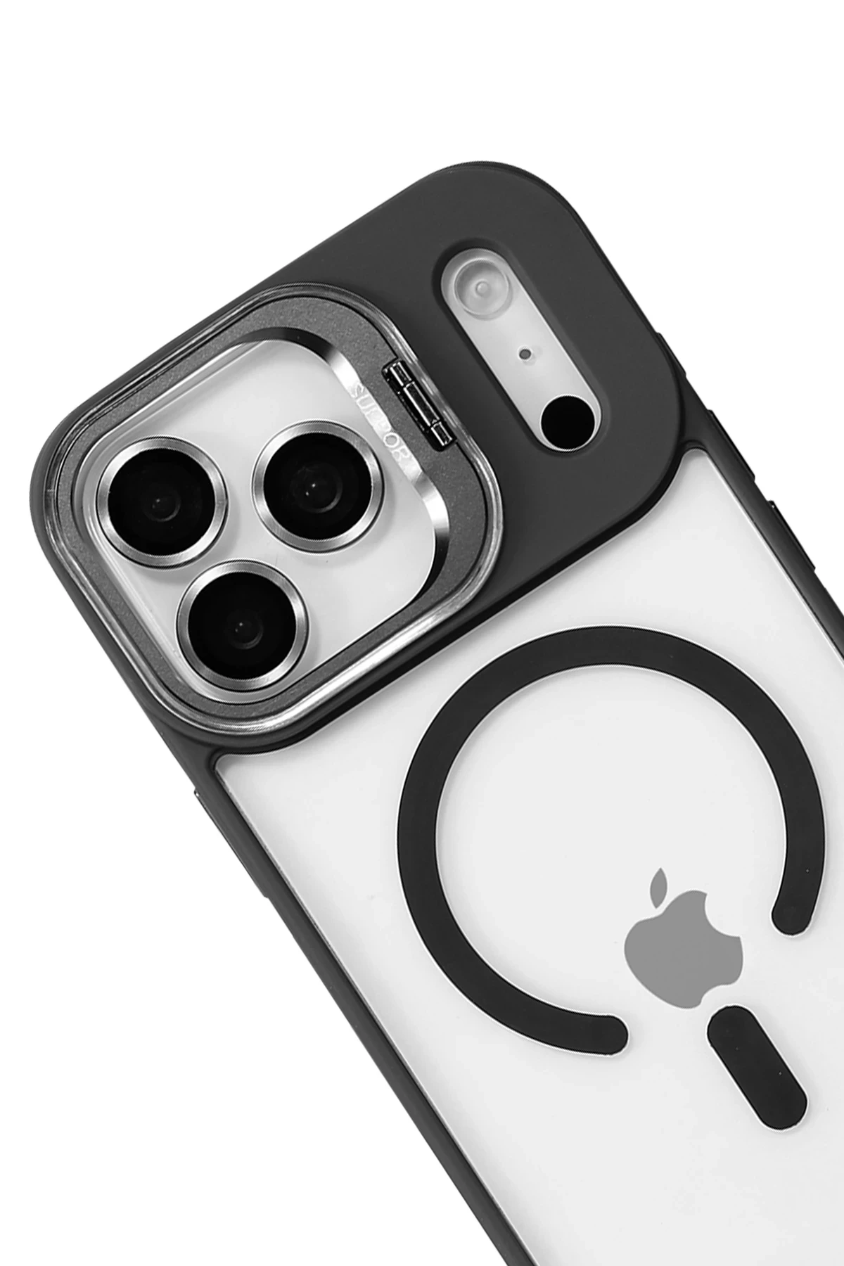Joko Apple iPhone 17 Pro Max Remim Lensli Magsafe Standlı Kapak - Siyah