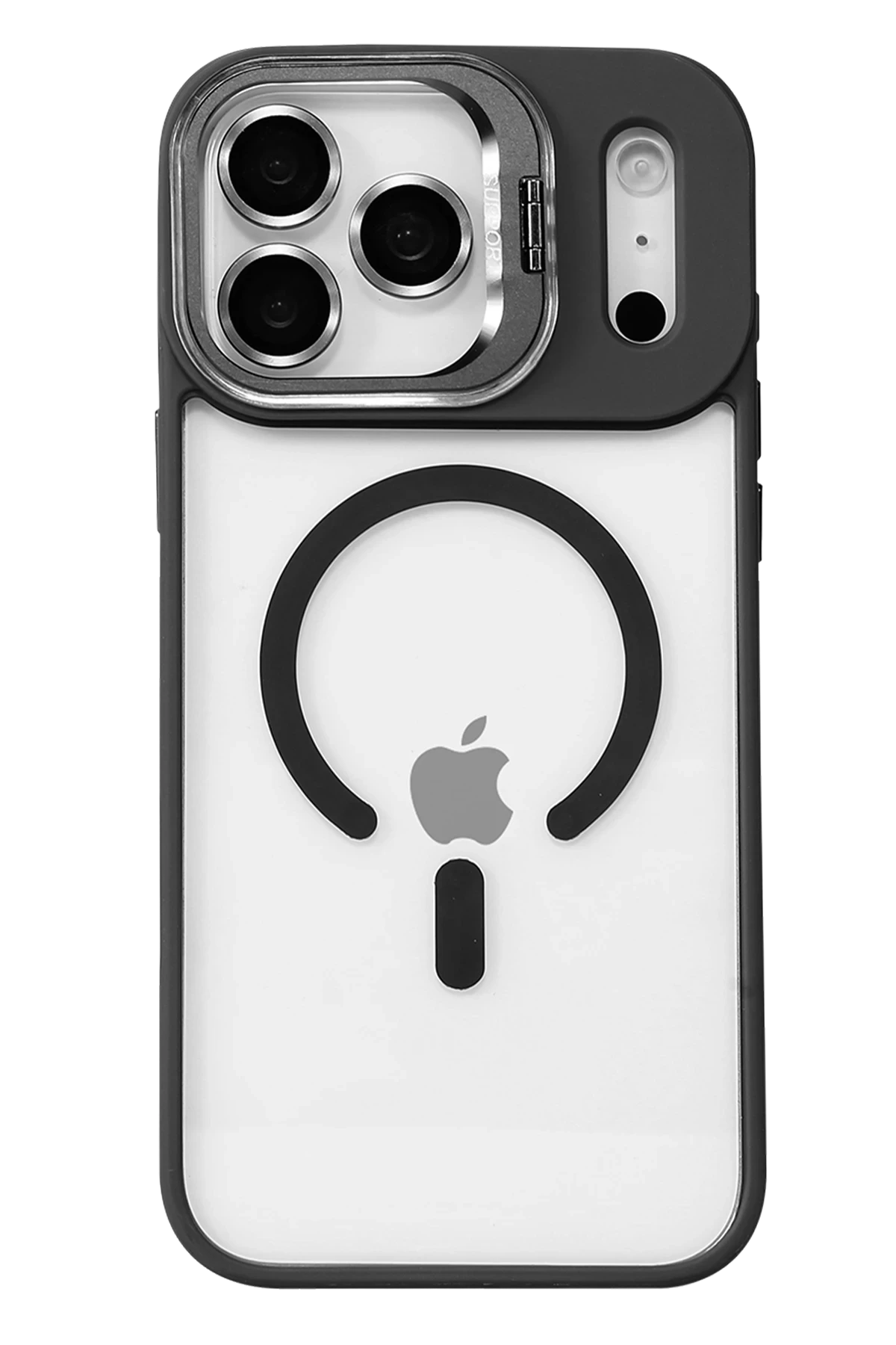 Joko Apple iPhone 17 Pro Remim Lensli Magsafe Standlı Kapak - Siyah