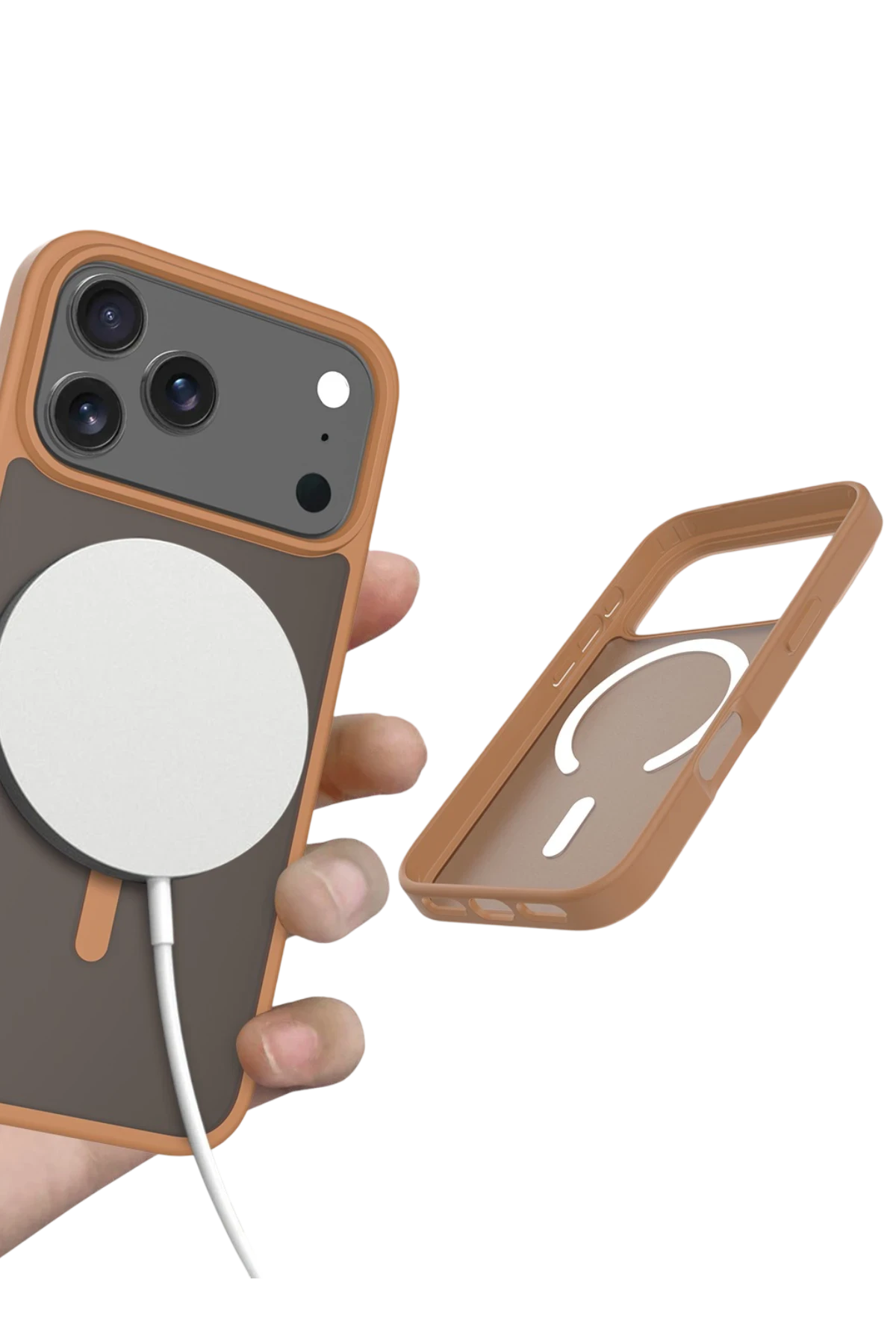 Joko Apple iPhone 17 Pro Max Jota Magsafe Kapak - Çöl Titanyum