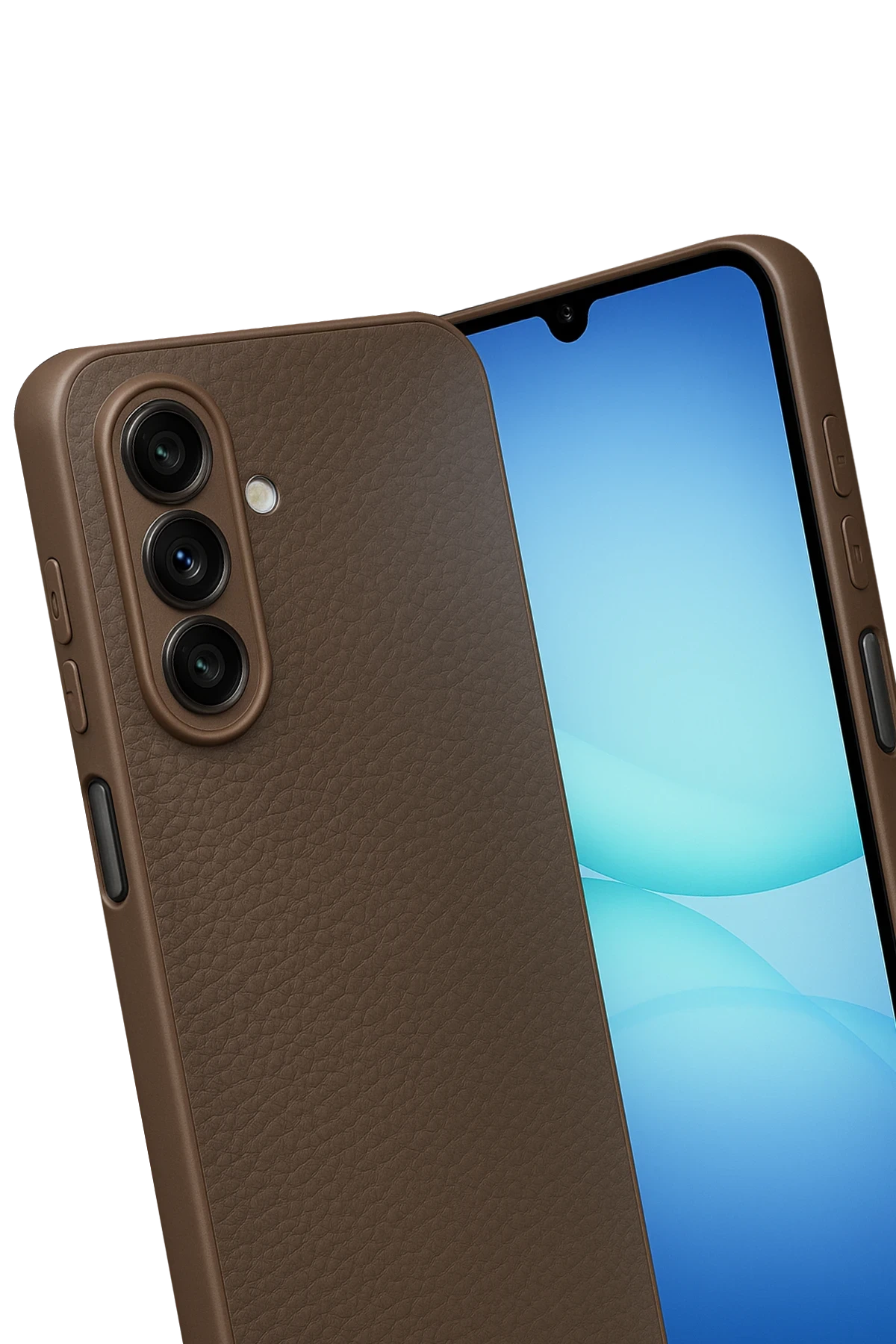 Newface Samsung Galaxy A17 5G Thermax Silikon Kılıf - Kahverengi