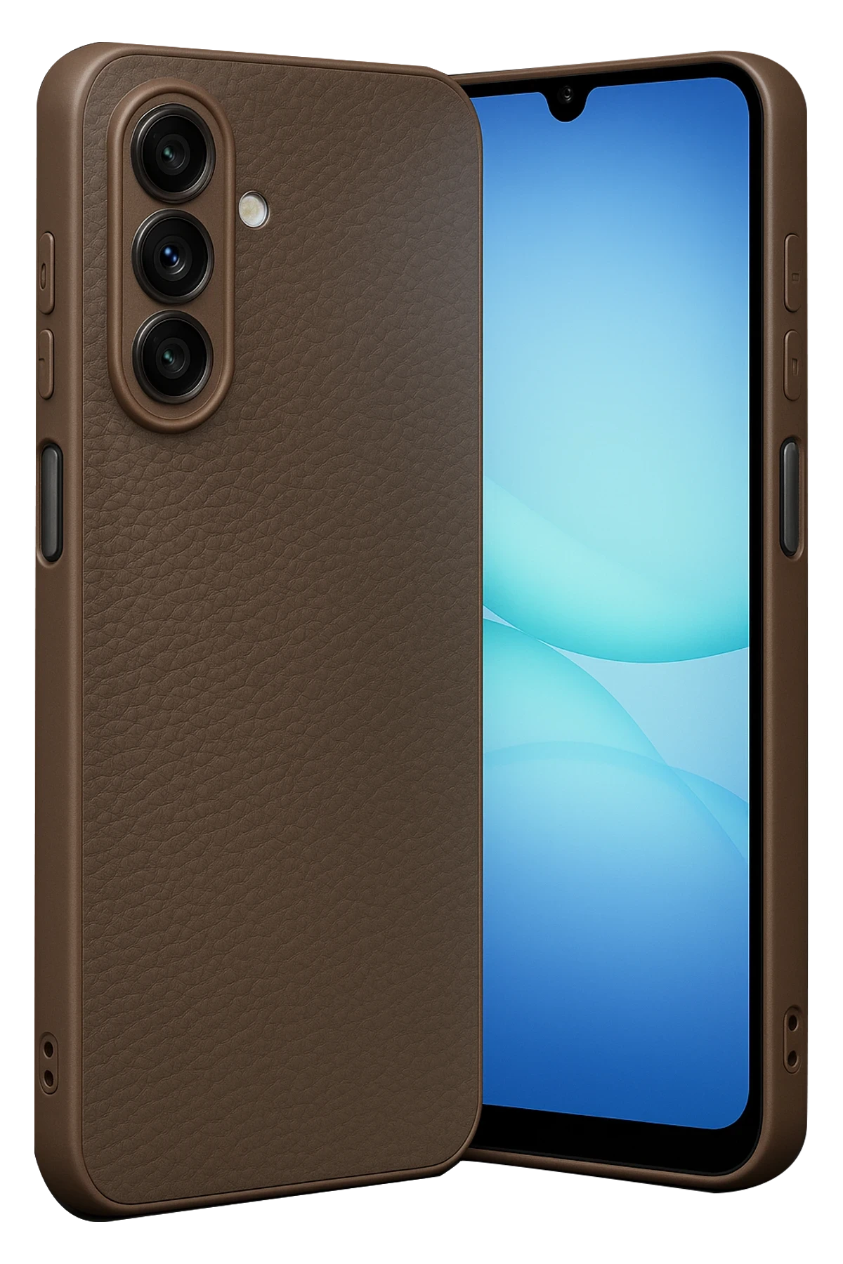 Newface Samsung Galaxy A17 5G Thermax Silikon Kılıf - Kahverengi