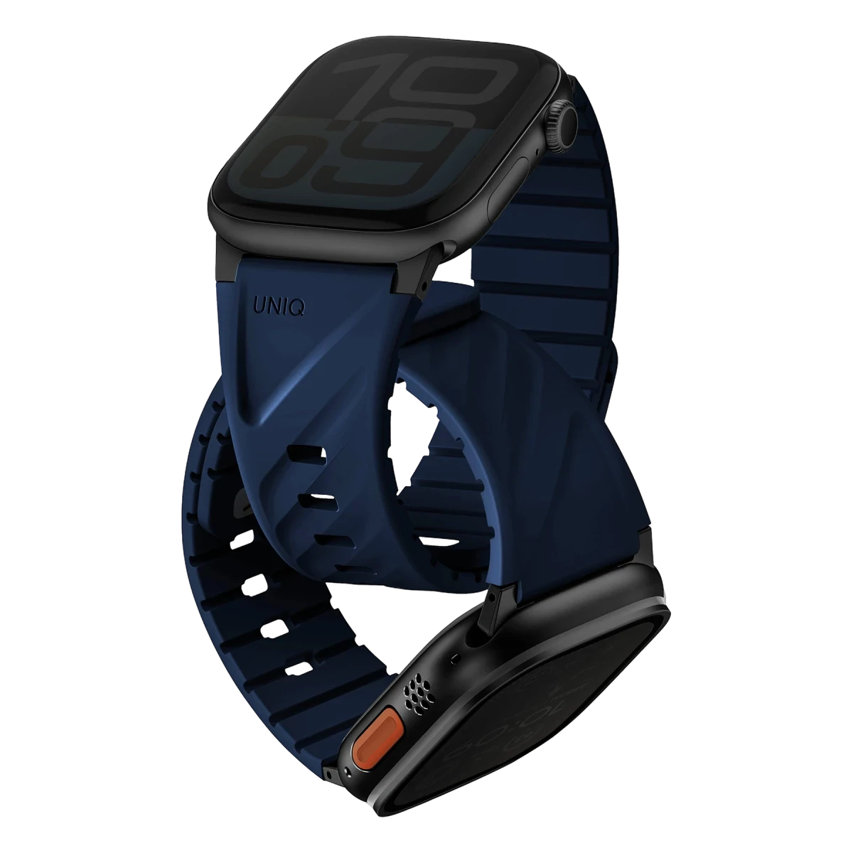 Uniq Apple Watch Ultra 49mm Fluo Manyetik Kordon - Mavi
