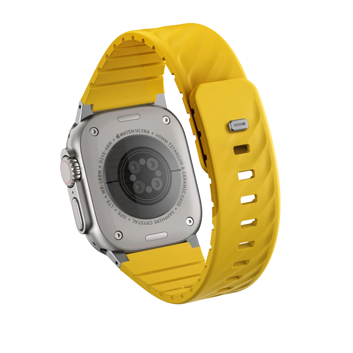 Uniq Apple Watch Ultra 49mm Fluo Manyetik Kordon - Sarı