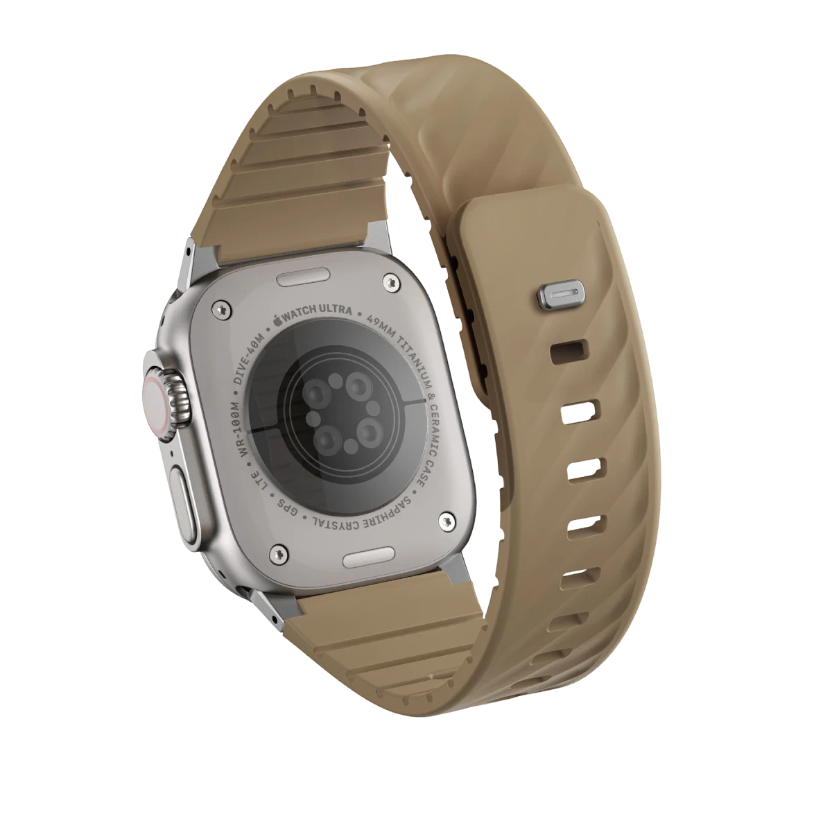 Uniq Apple Watch Ultra 49mm Fluo Manyetik Kordon - Bej