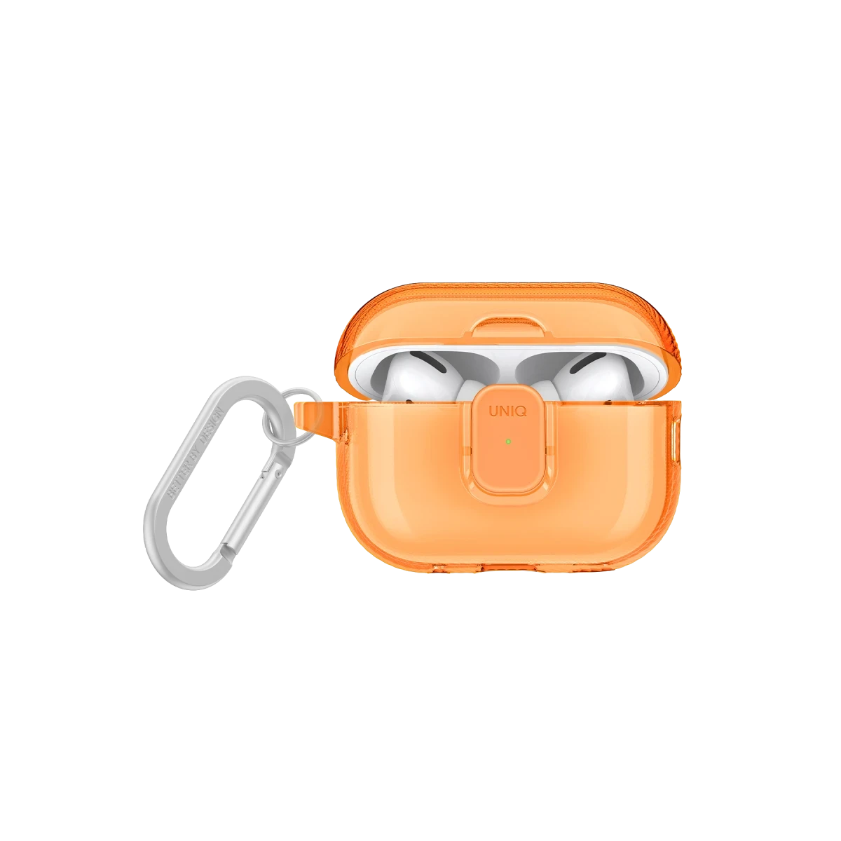 Uniq Apple Airpods Pro 2 (2.nesil) Glase Pro Kilitli Kılıf - Turuncu