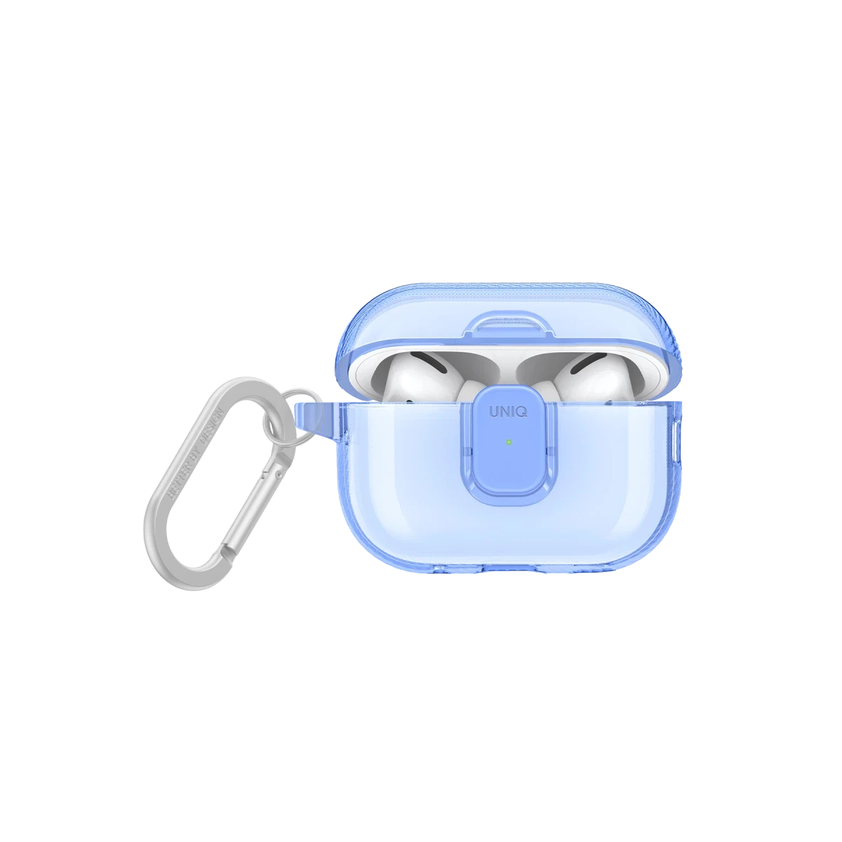 Uniq Apple Airpods Pro 2 (2.nesil) Glase Pro Kilitli Kılıf - Mavi