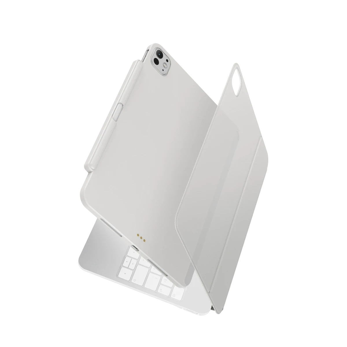 Uniq Apple iPad Pro 11 (2022) Axel Manyetik Tablet Kılıf - Beyaz