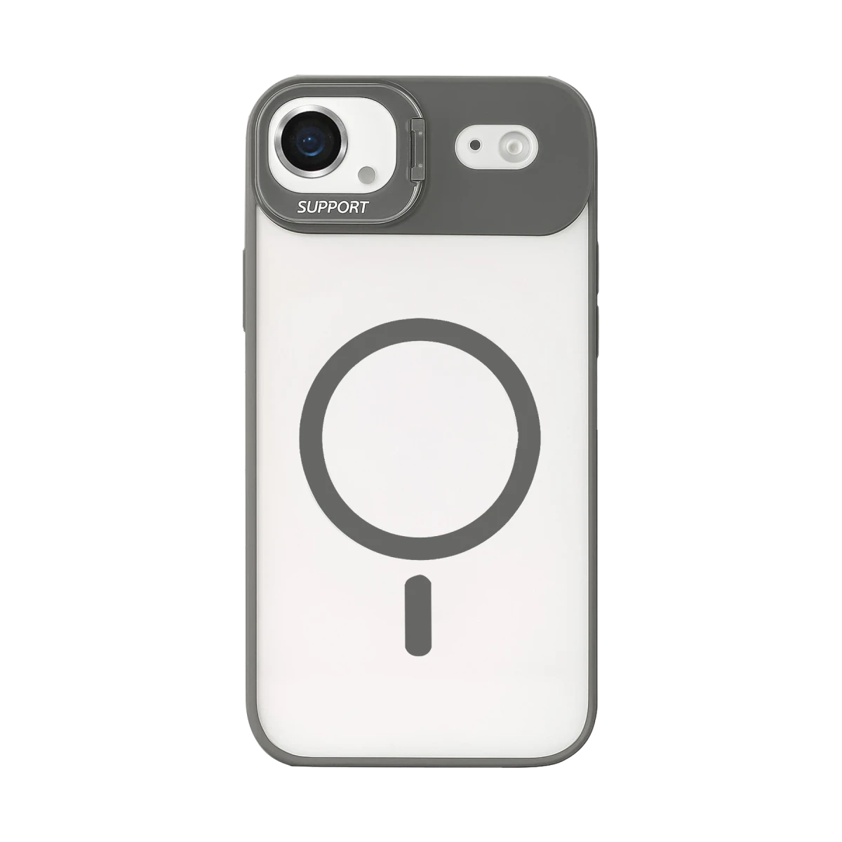 Joko Apple iPhone 17 Air Remim Lensli Magsafe Standlı Kapak - Titan Gri
