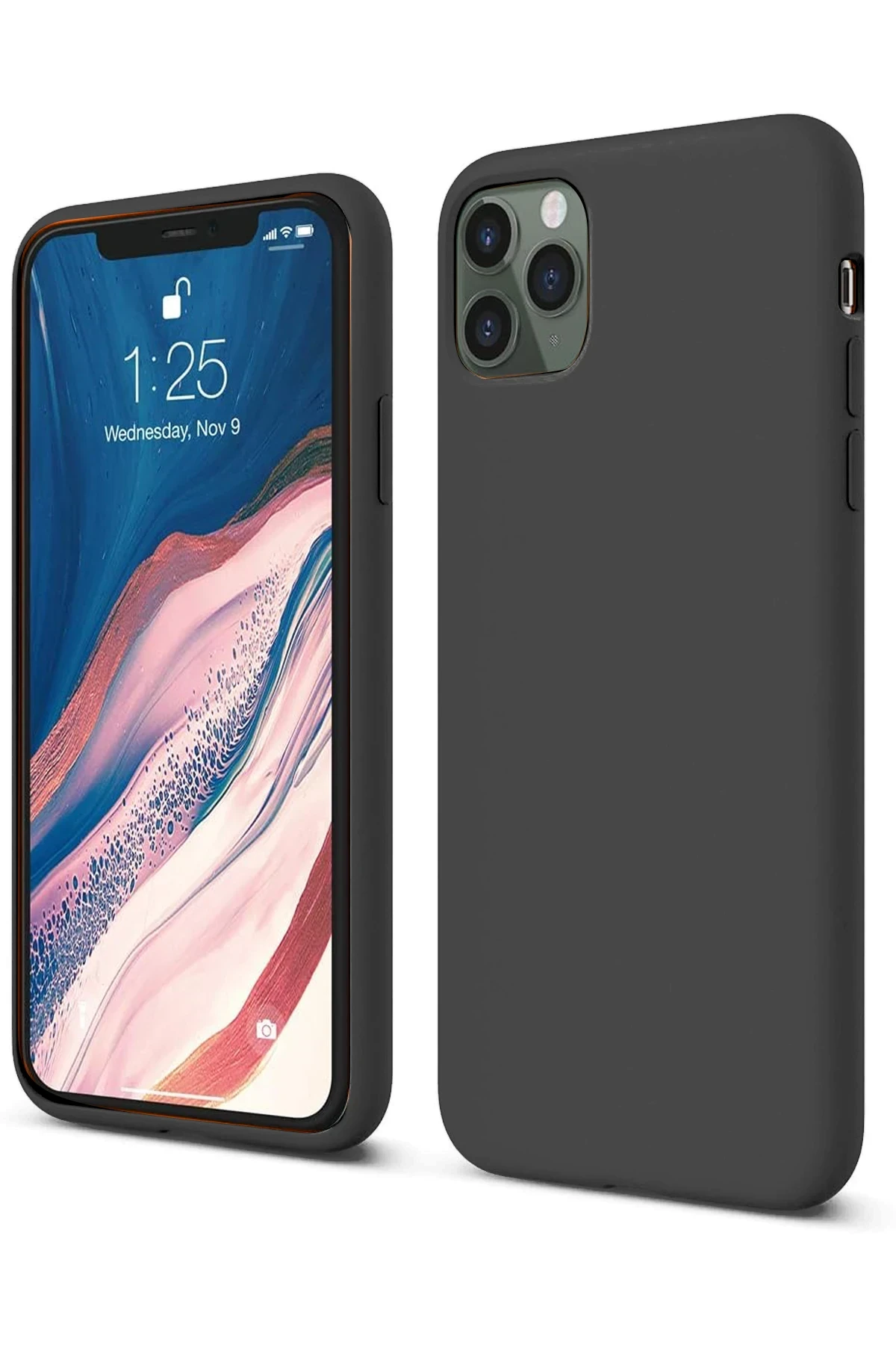Newface iPhone 11 Pro Kılıf First Silikon - Siyah