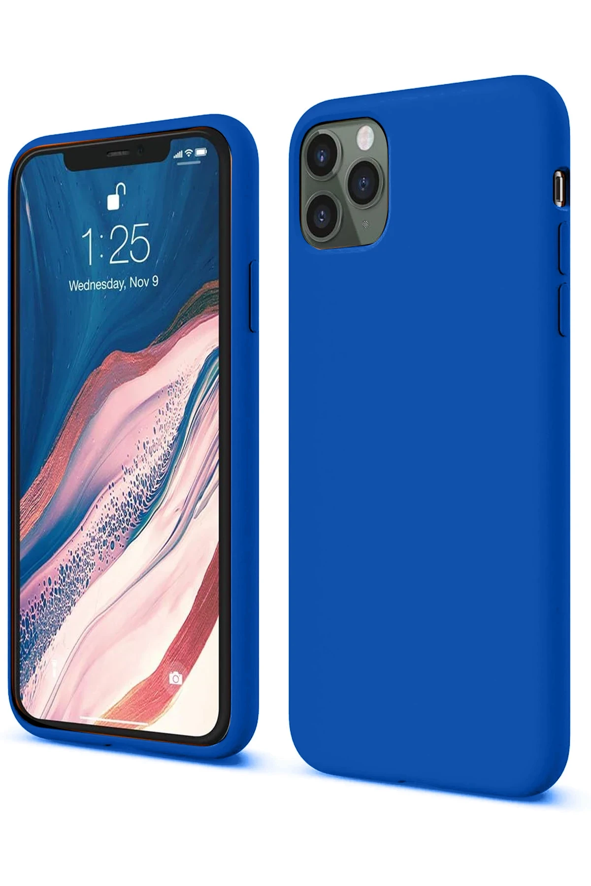 Newface iPhone 11 Pro Kılıf First Silikon - Mavi
