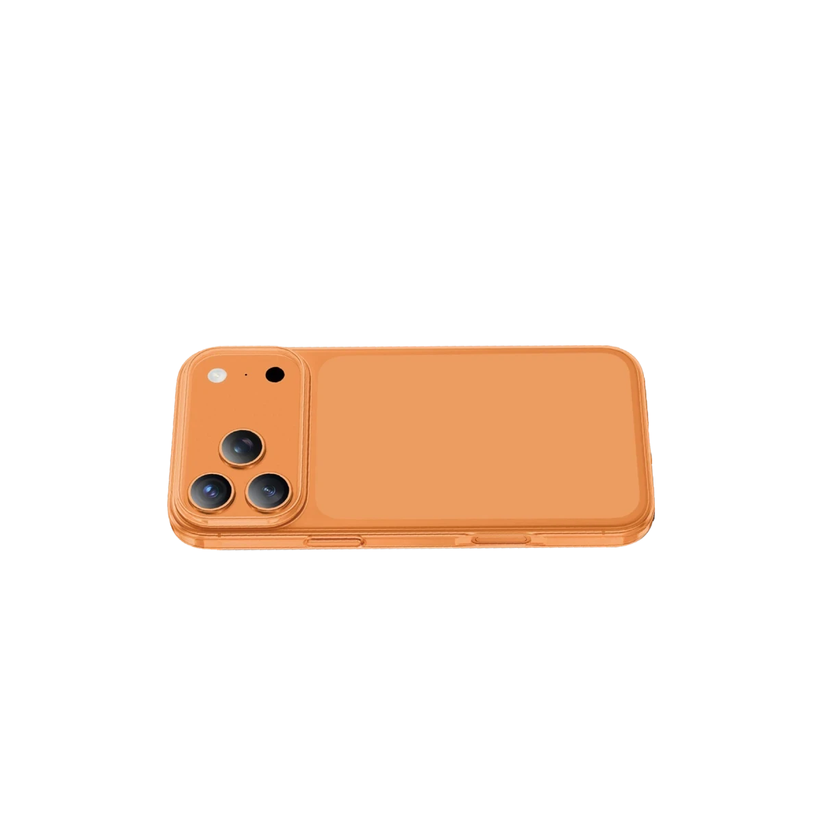 Keephone Apple iPhone 17 Pro Max X-Crystal Slim Kılıf - Turuncu