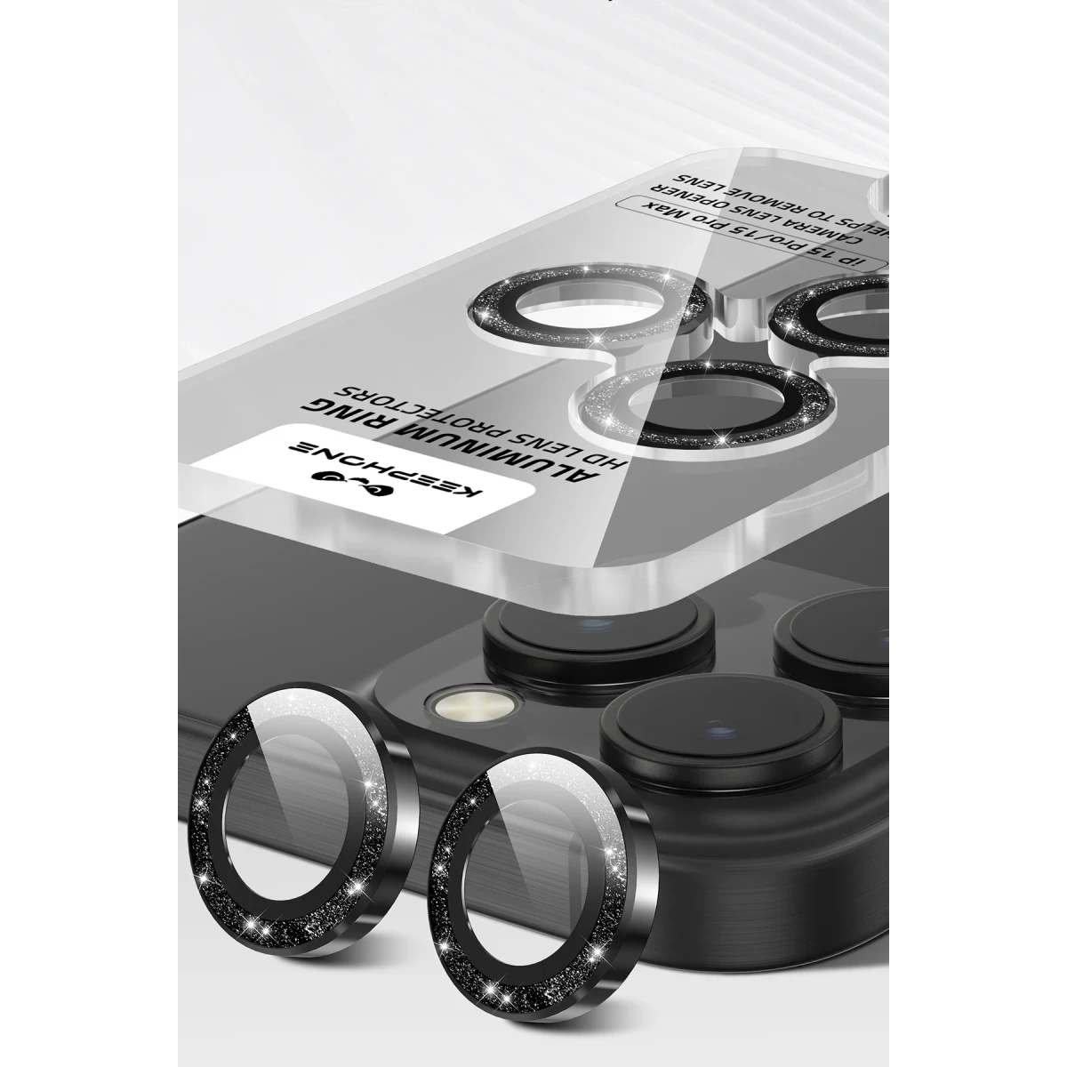 Keephone Apple iPhone 17 Maria Simli Kamera Lens Koruyucu - Yeşil