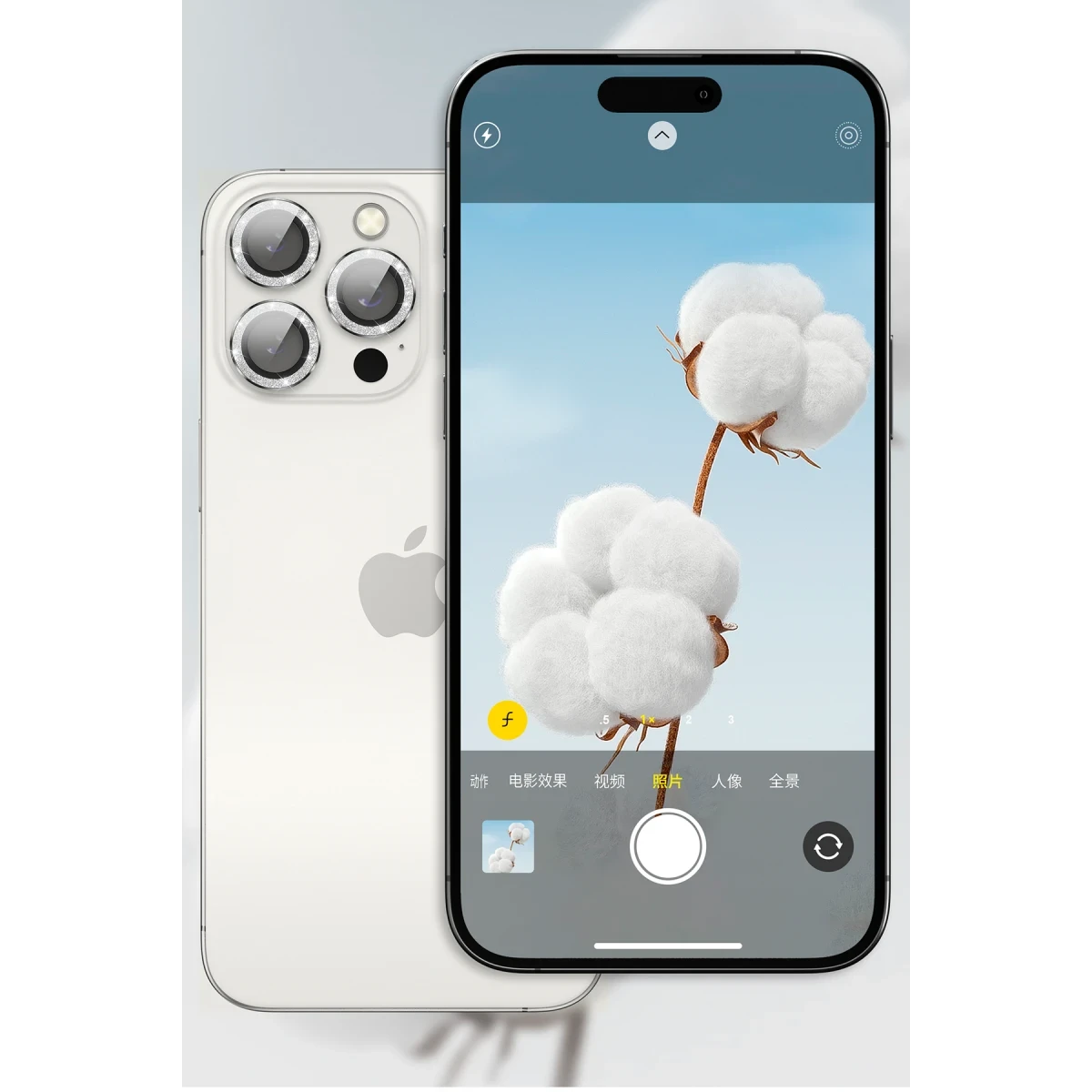 Keephone Apple iPhone 17 Maria Simli Kamera Lens Koruyucu - Mor