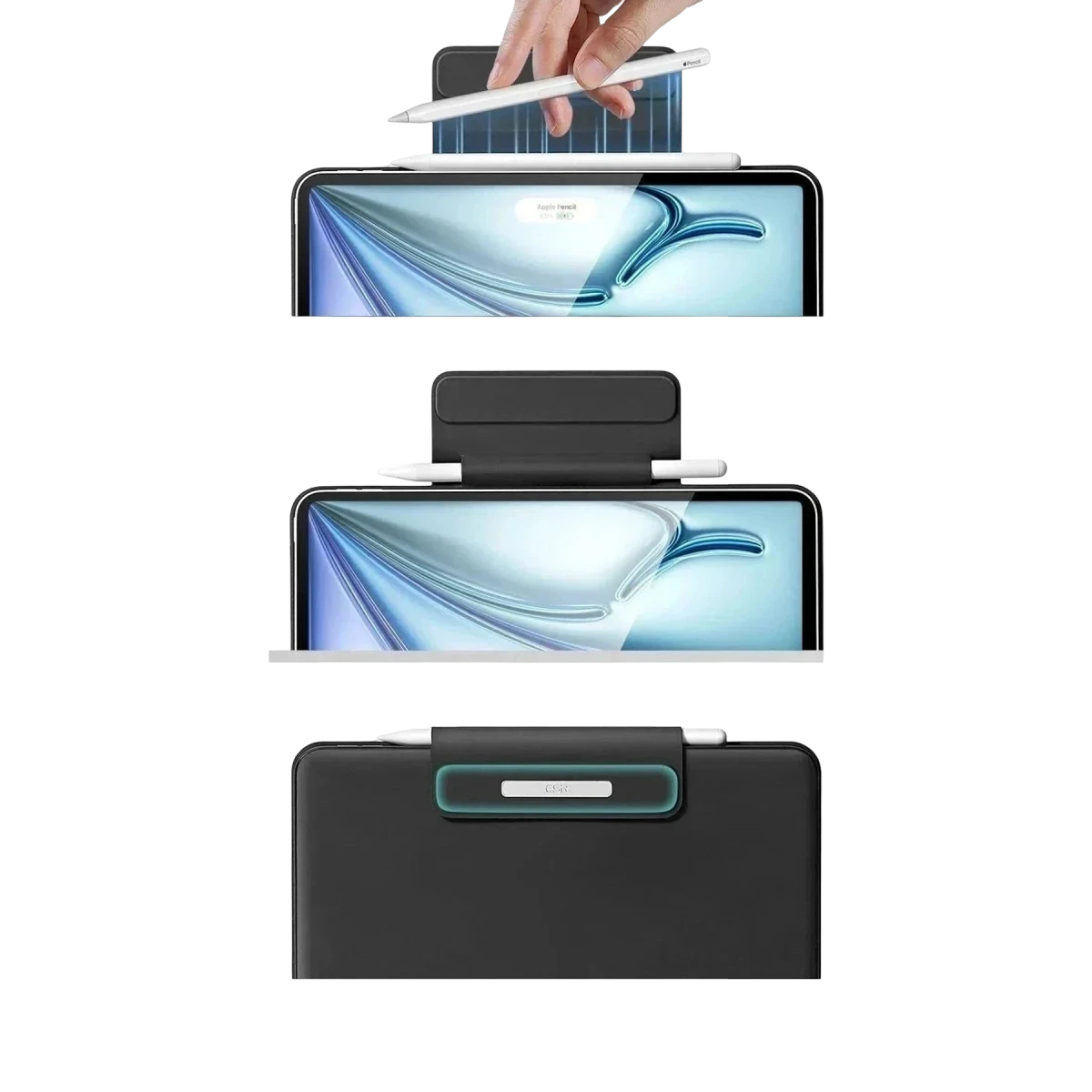 ESR Apple iPad Air 13 (2024) Rebound Manyetik Tablet Kılıfı - Siyah