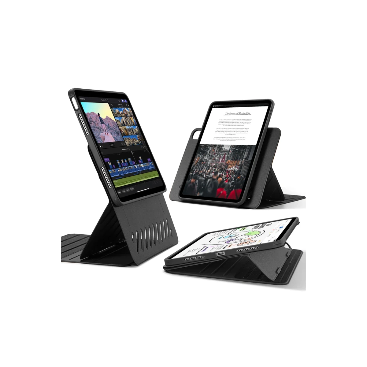 ESR Apple iPad Air 11 (2024) Shift Manyetik Tablet Kılıfı - Siyah