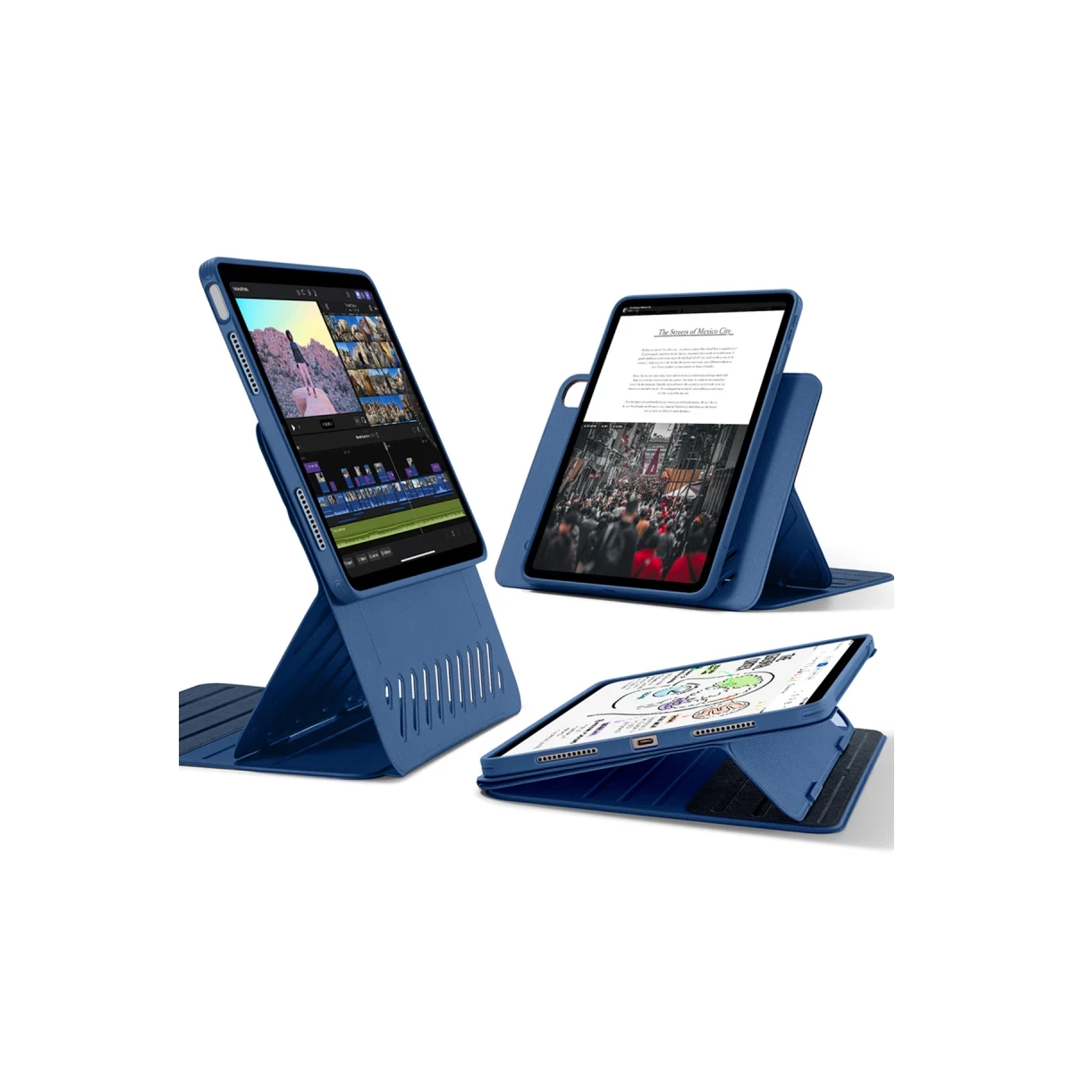 ESR Apple iPad Air 11 (2024) Shift Manyetik Tablet Kılıfı - Mavi