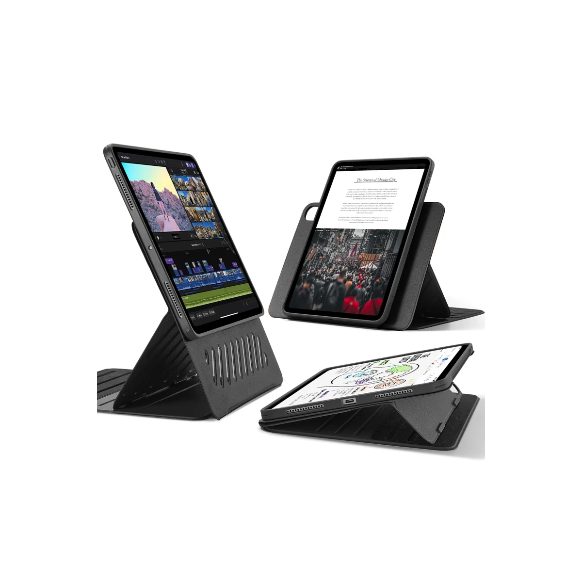 ESR Apple iPad Pro 11 (2024) Shift Manyetik Tablet Kılıfı - Siyah
