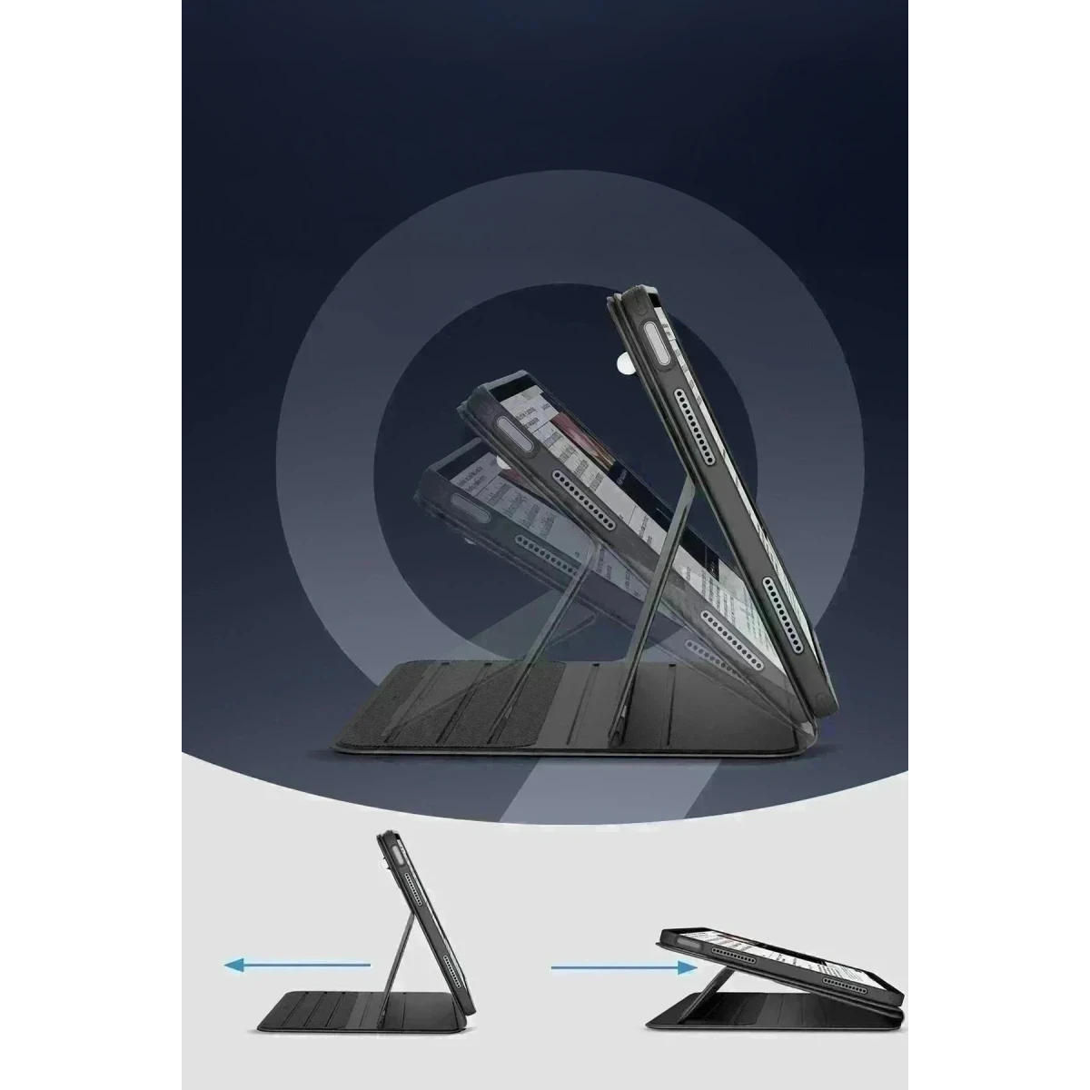 ESR Apple iPad Pro 11 (2024) Shift Manyetik Tablet Kılıfı - Mor