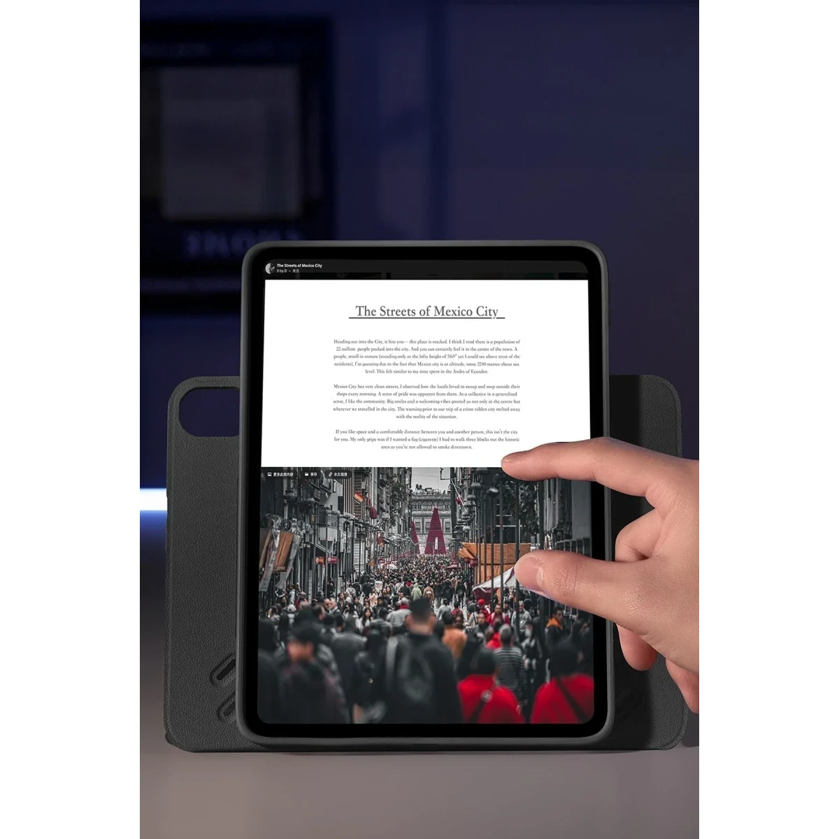 ESR Apple iPad Pro 13 (2024) Shift Manyetik Tablet Kılıfı - Siyah