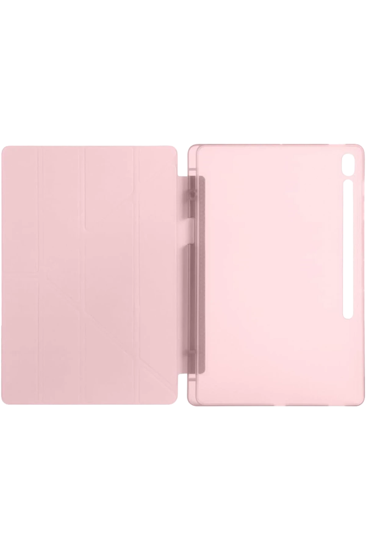 Newface iPad Pro 11 (2024) Kılıf Kalemlikli Hugo Tablet Kılıfı - Rose Gold
