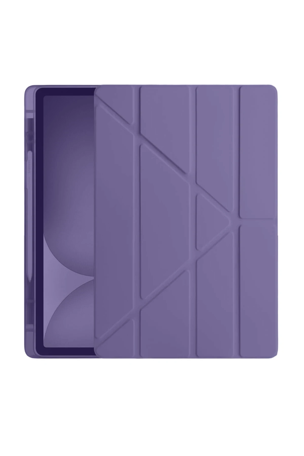 Newface iPad Pro 11 (2024) Kılıf Kalemlikli Hugo Tablet Kılıfı - Mor