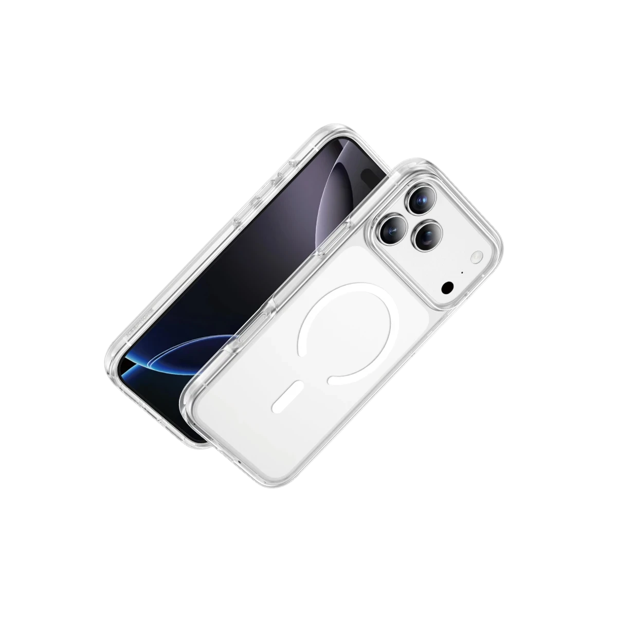 Keephone Apple iPhone 17 Pro Non Yellow Şeffaf Magsafe Kılıf - Şeffaf