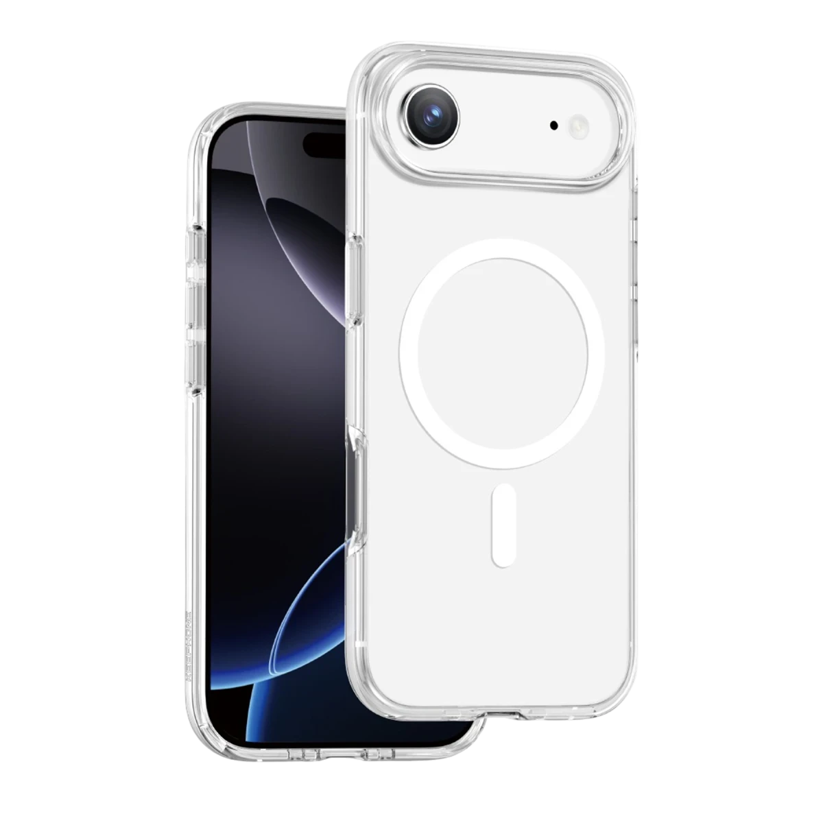 Keephone Apple iPhone 17 Air Non Yellow Şeffaf Magsafe Kılıf - Şeffaf