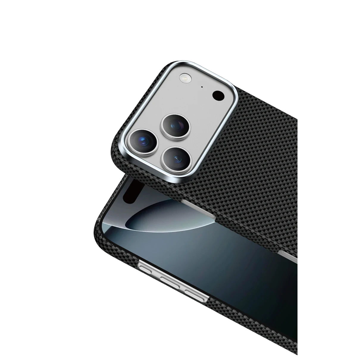 Keephone Apple iPhone 17 Pro Kevlar Norra Magsafe Kılıf - Siyah