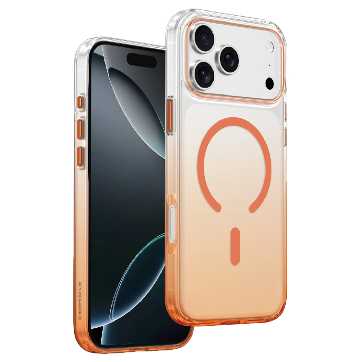 Keephone Apple iPhone 18 Pro Max/17 Pro Max Aurora Pro Magsafe Kılıf - Turuncu 2