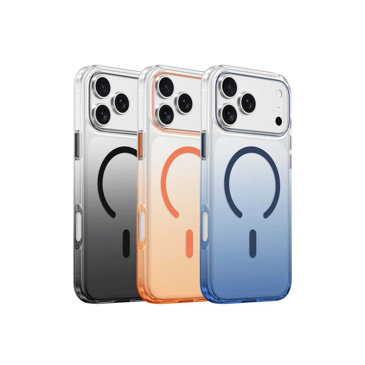 Keephone Apple iPhone 17 Pro Aurora Pro Magsafe Kılıf - Turuncu