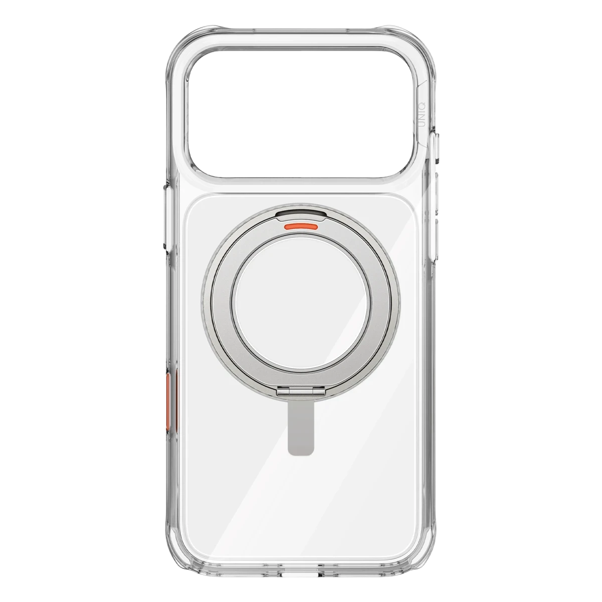 Uniq Apple iPhone 17 Pro Max Swivix Rotating Kickstand Kapak - Şeffaf