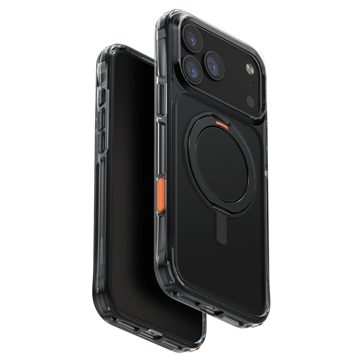 Uniq Apple iPhone 17 Pro Swivix Rotating Kickstand Kapak - Siyah