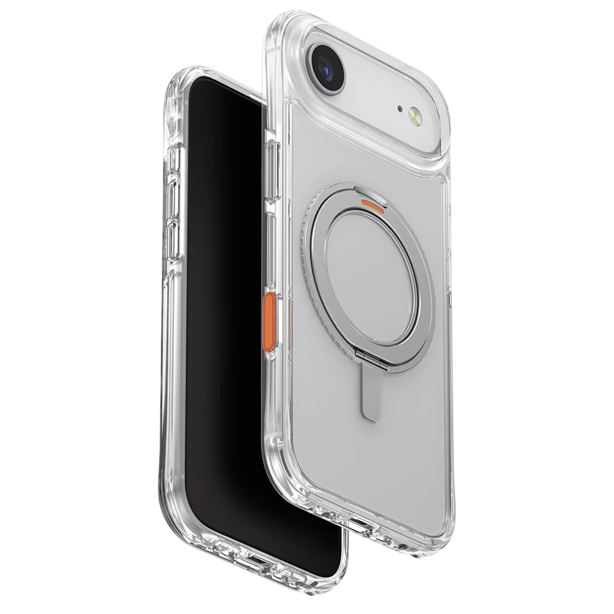 Uniq Apple iPhone 17 Air Swivix Rotating Kickstand Kapak - Şeffaf