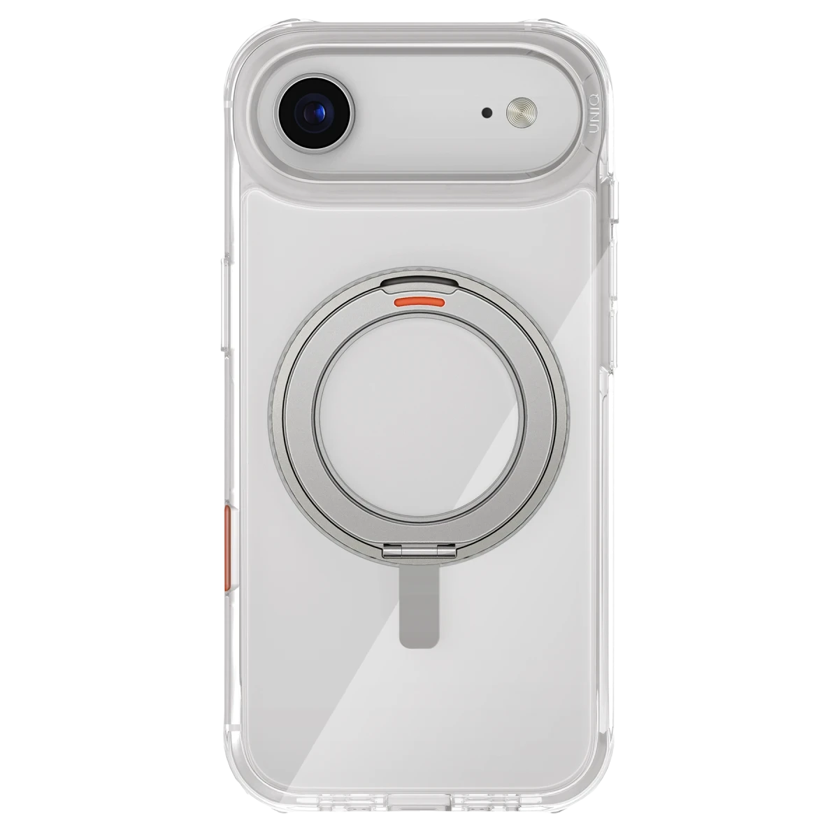Uniq Apple iPhone 17 Air Swivix Rotating Kickstand Kapak - Şeffaf