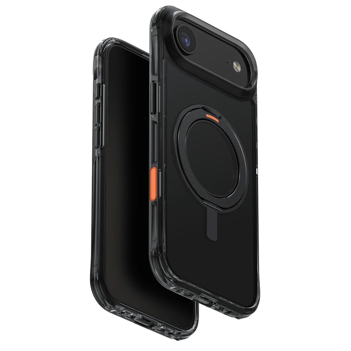 Uniq Apple iPhone 17 Air Swivix Rotating Kickstand Kapak - Siyah