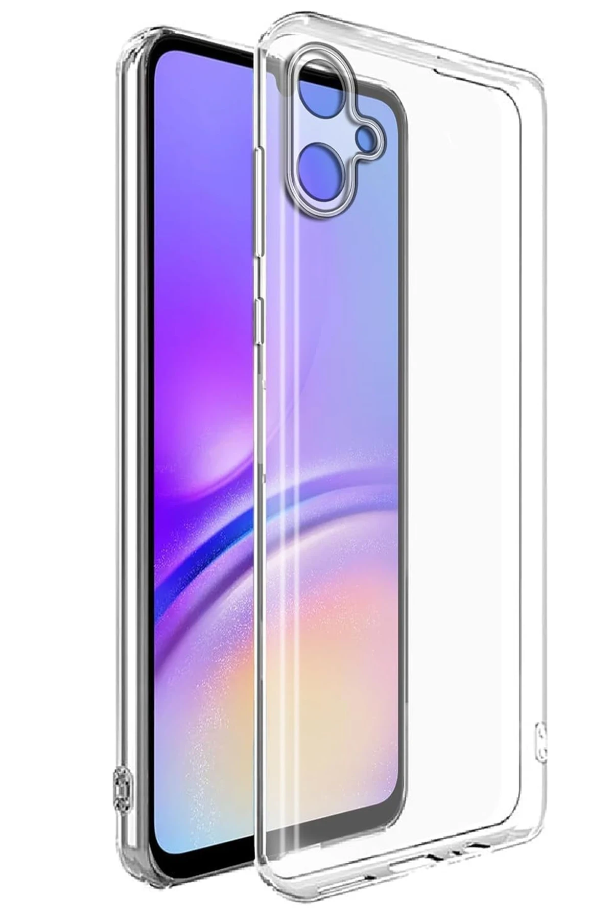 Newface Samsung Galaxy A07 Lüx Şeffaf Silikon - Şeffaf