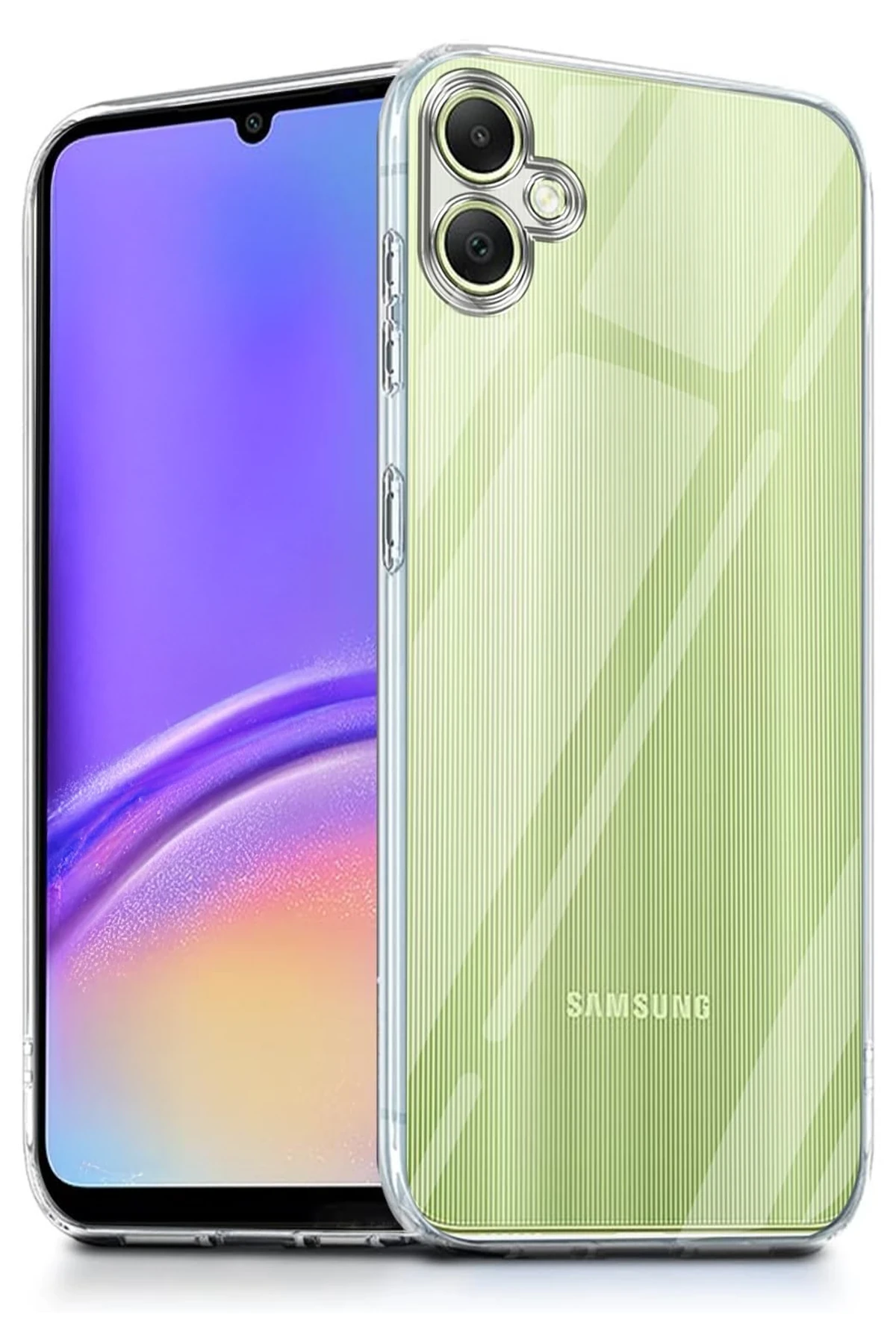 Newface Samsung Galaxy A07 Lüx Şeffaf Silikon - Şeffaf