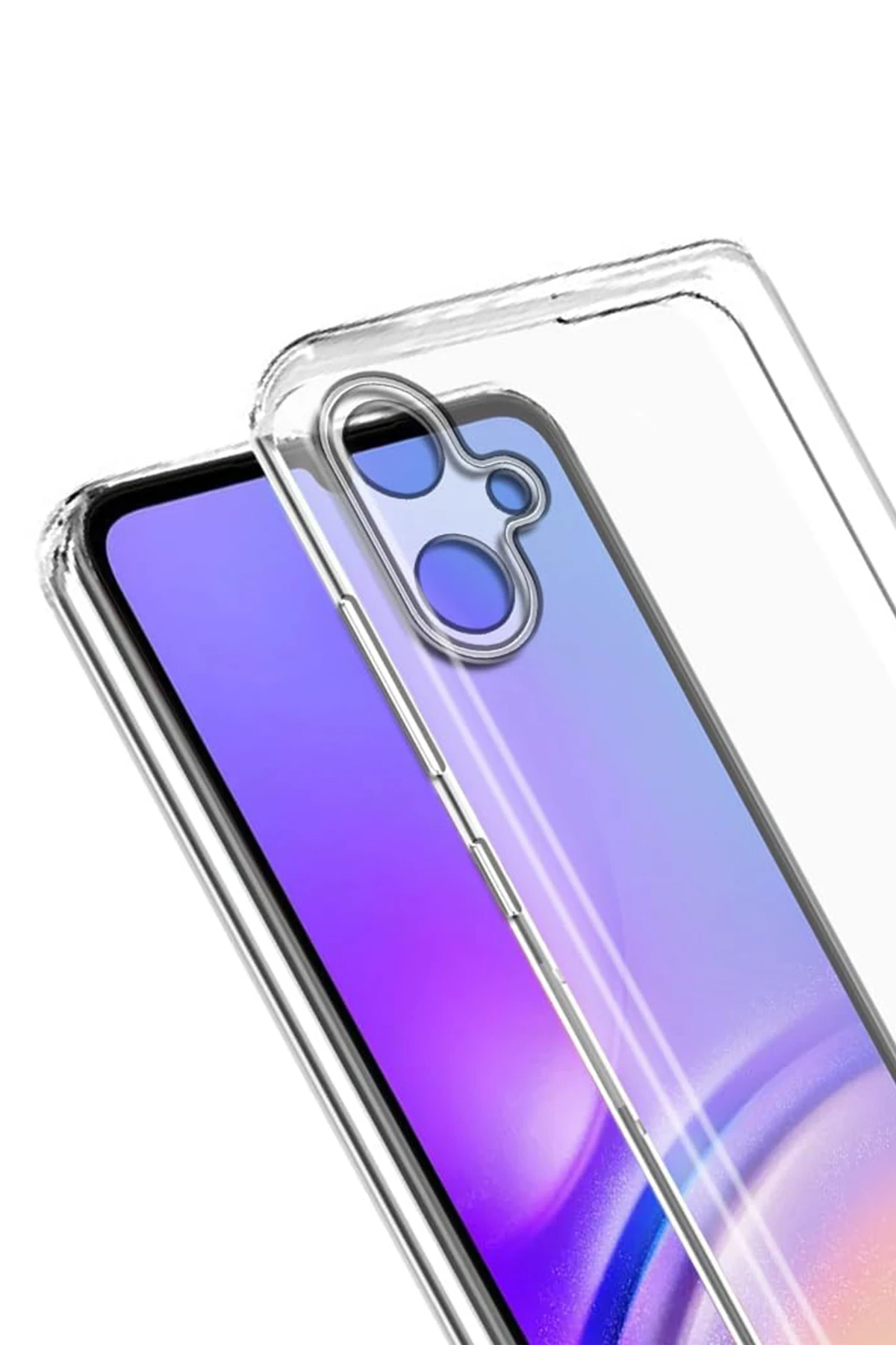 Newface Samsung Galaxy A07 Lüx Şeffaf Silikon - Şeffaf