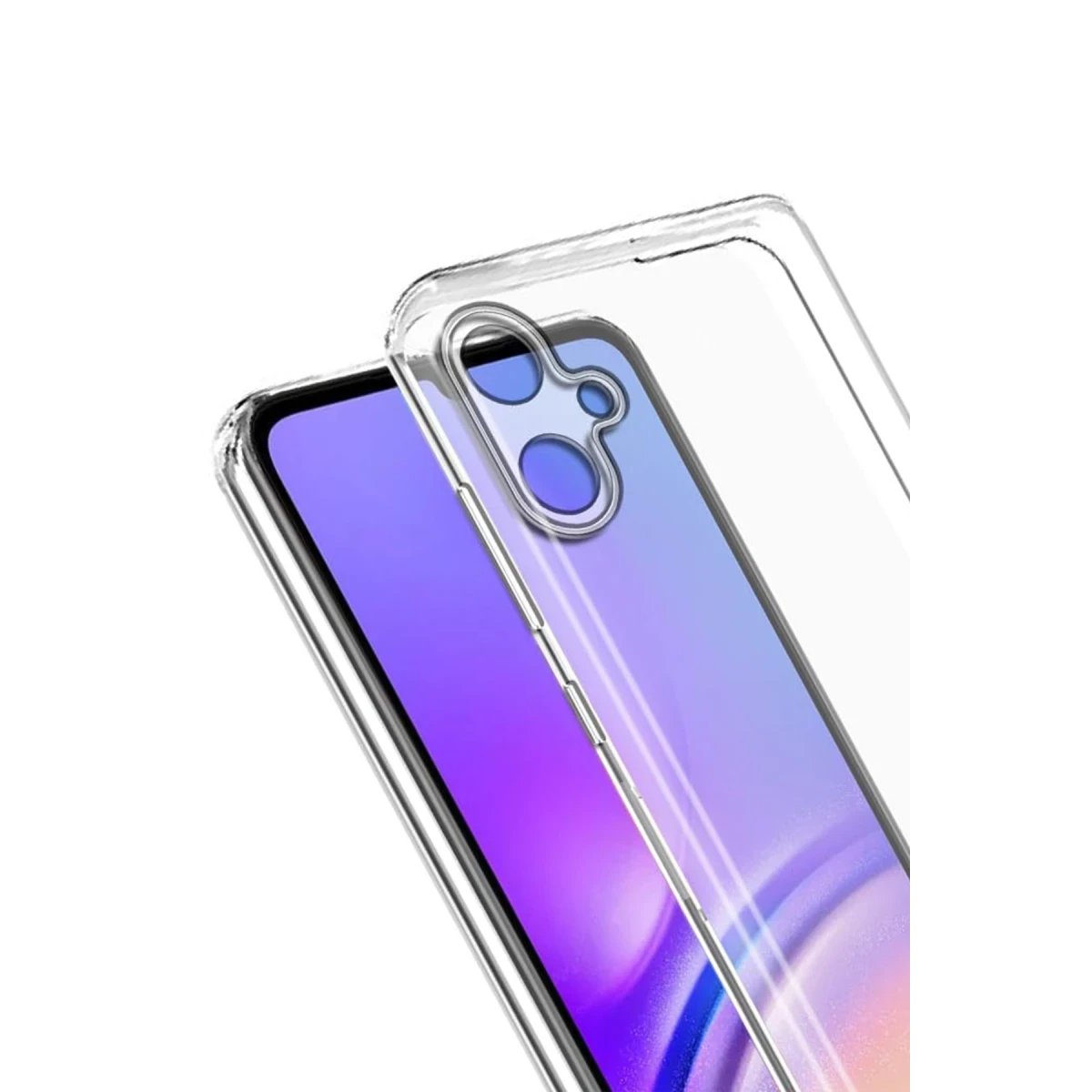 Newface Samsung Galaxy A07 4G Lüx Şeffaf Silikon - Şeffaf — görsel 6