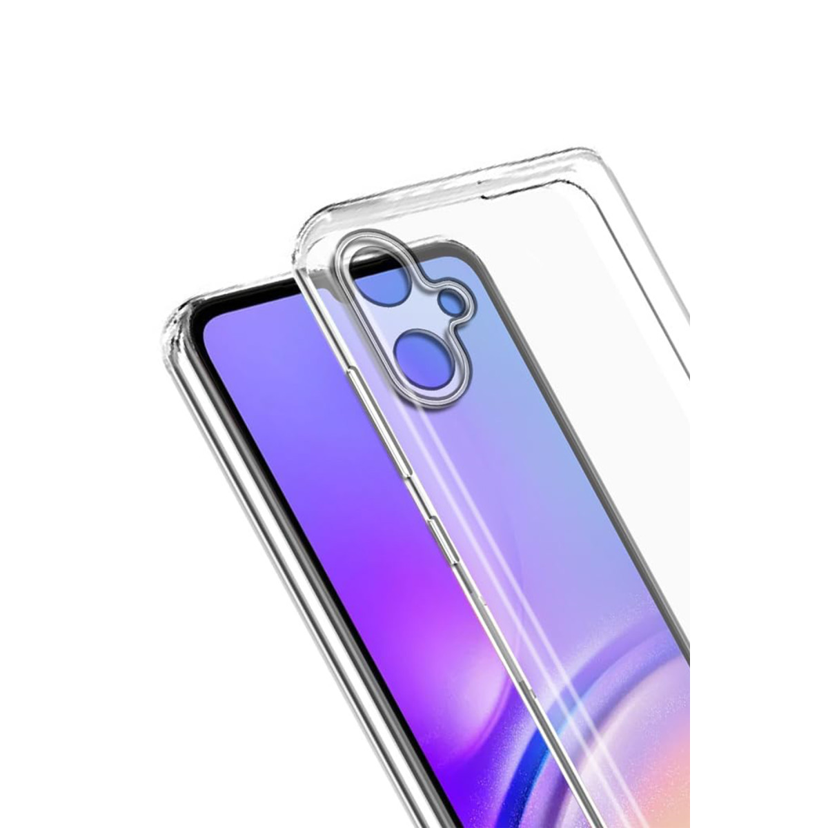 Newface Samsung Galaxy A07 4G Lüx Şeffaf Silikon - Şeffaf — görsel 9