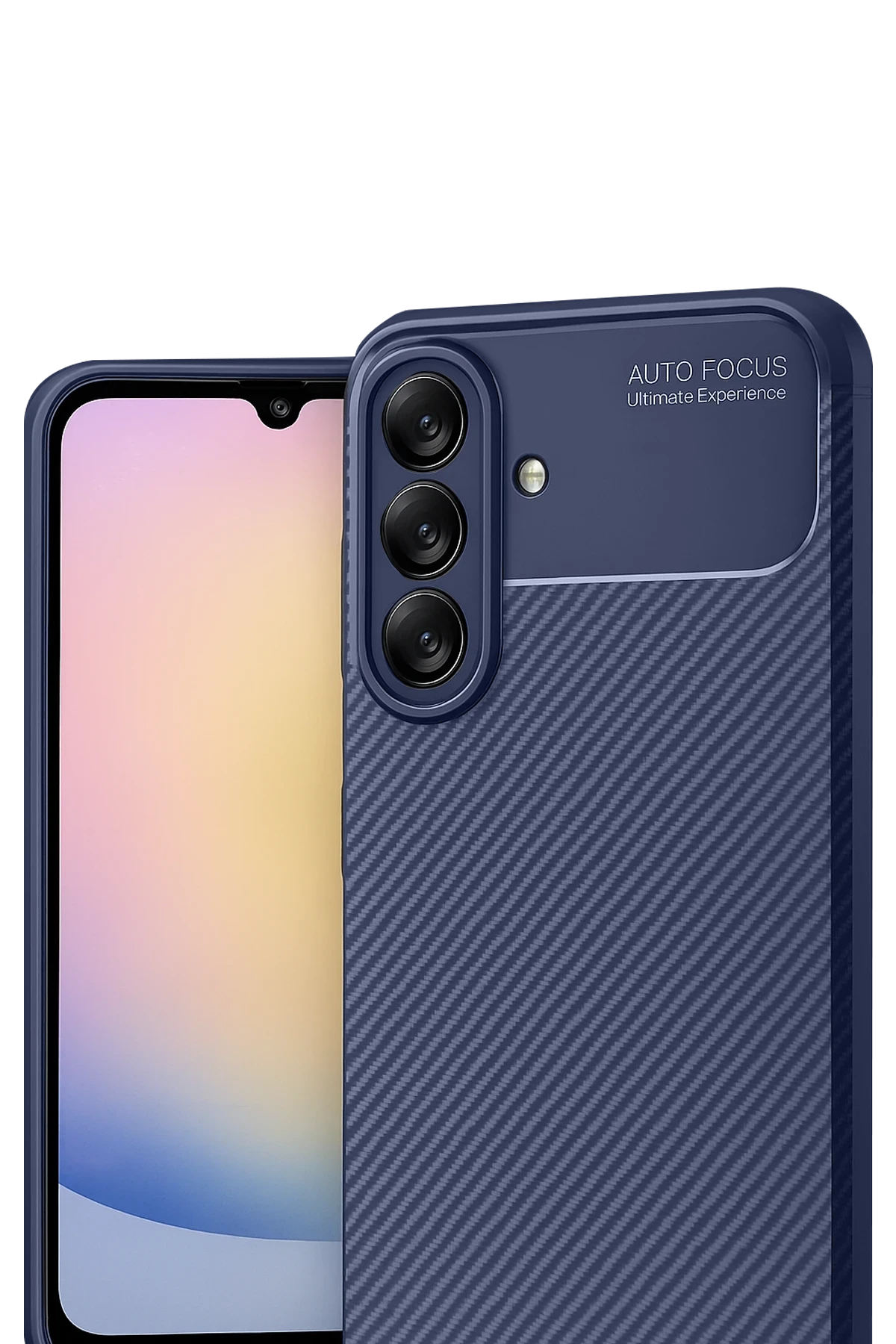 Newface Samsung Galaxy A17 5G Auto Focus Karbon Kapak - Lacivert