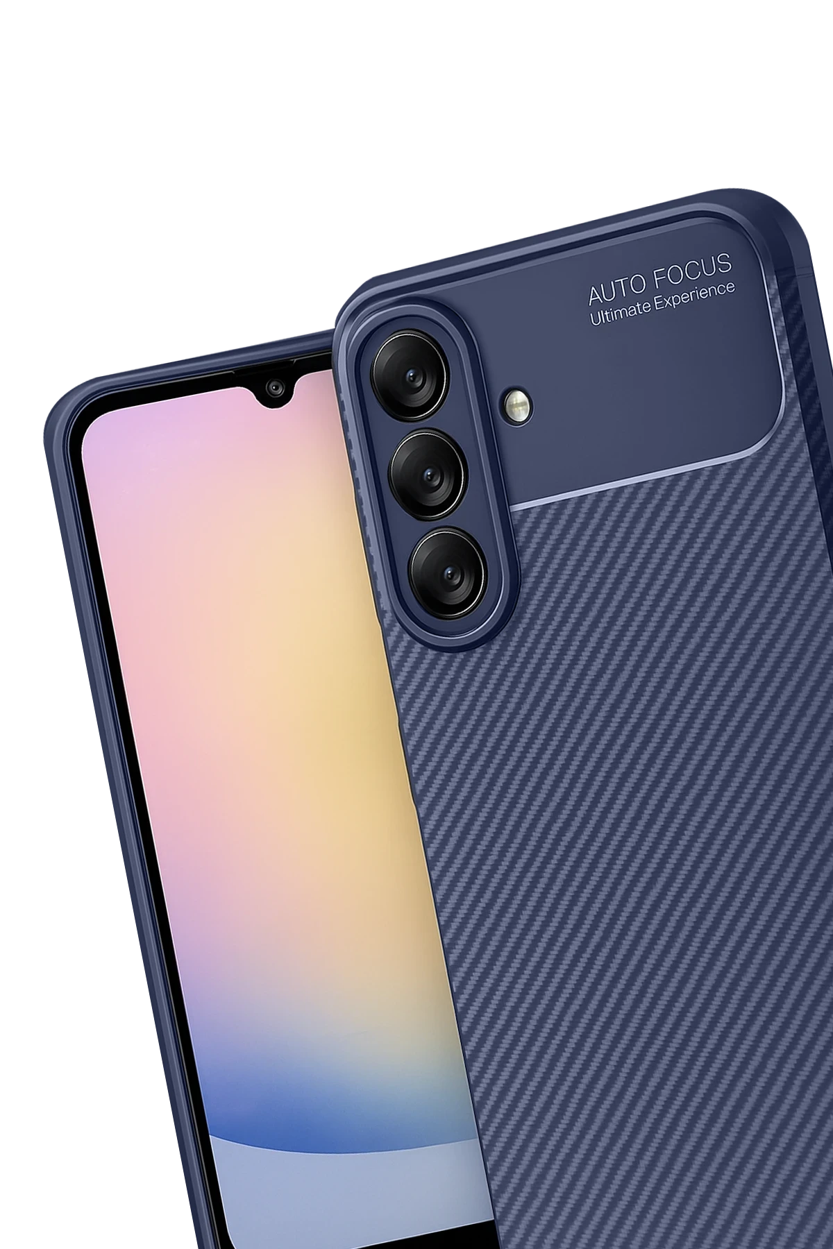 Newface Samsung Galaxy A17 5G Auto Focus Karbon Kapak - Lacivert