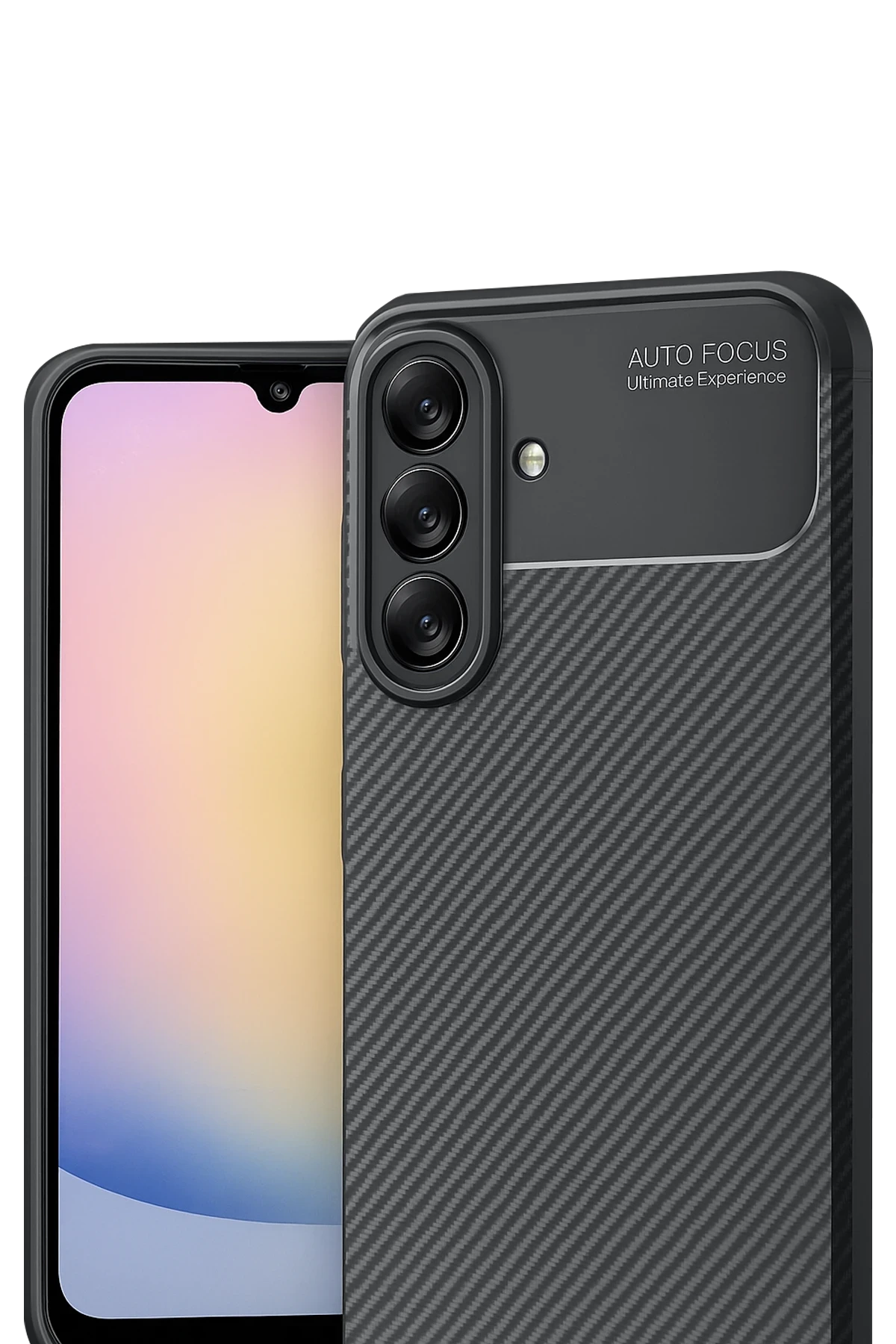 Newface Samsung Galaxy A17 5G Auto Focus Karbon Kapak - Siyah