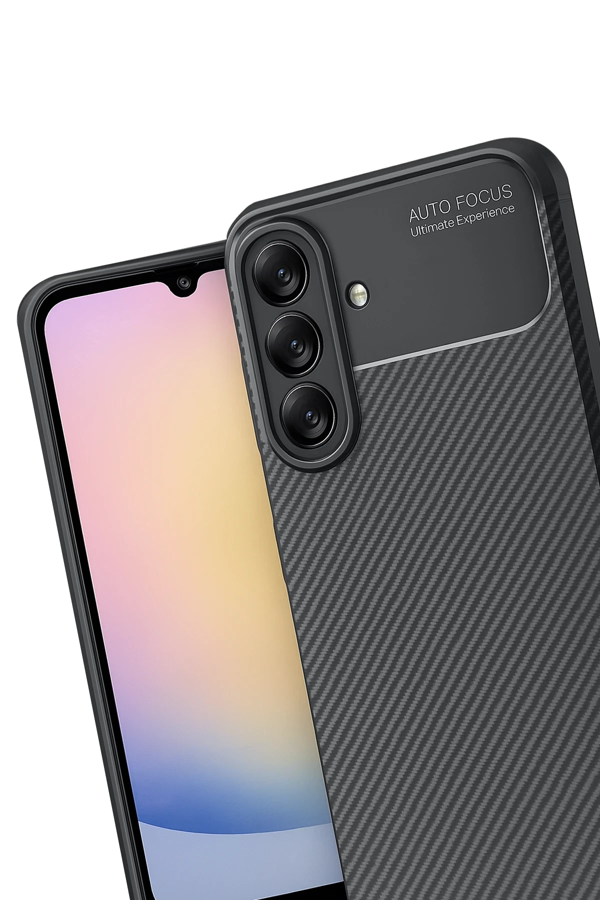 Newface Samsung Galaxy A17 5G Auto Focus Karbon Kapak - Siyah