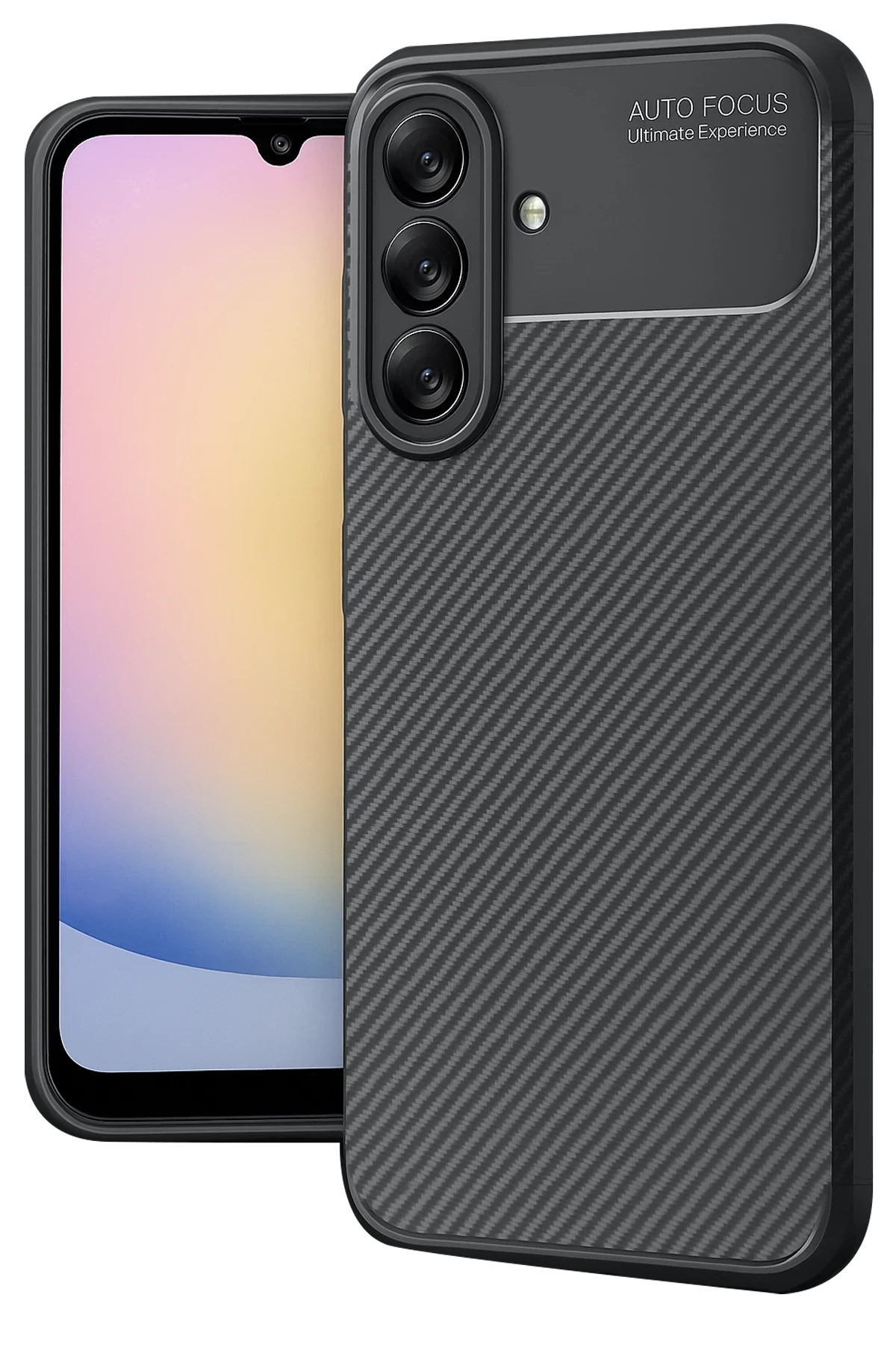 Newface Samsung Galaxy A17 5G Auto Focus Karbon Kapak - Siyah