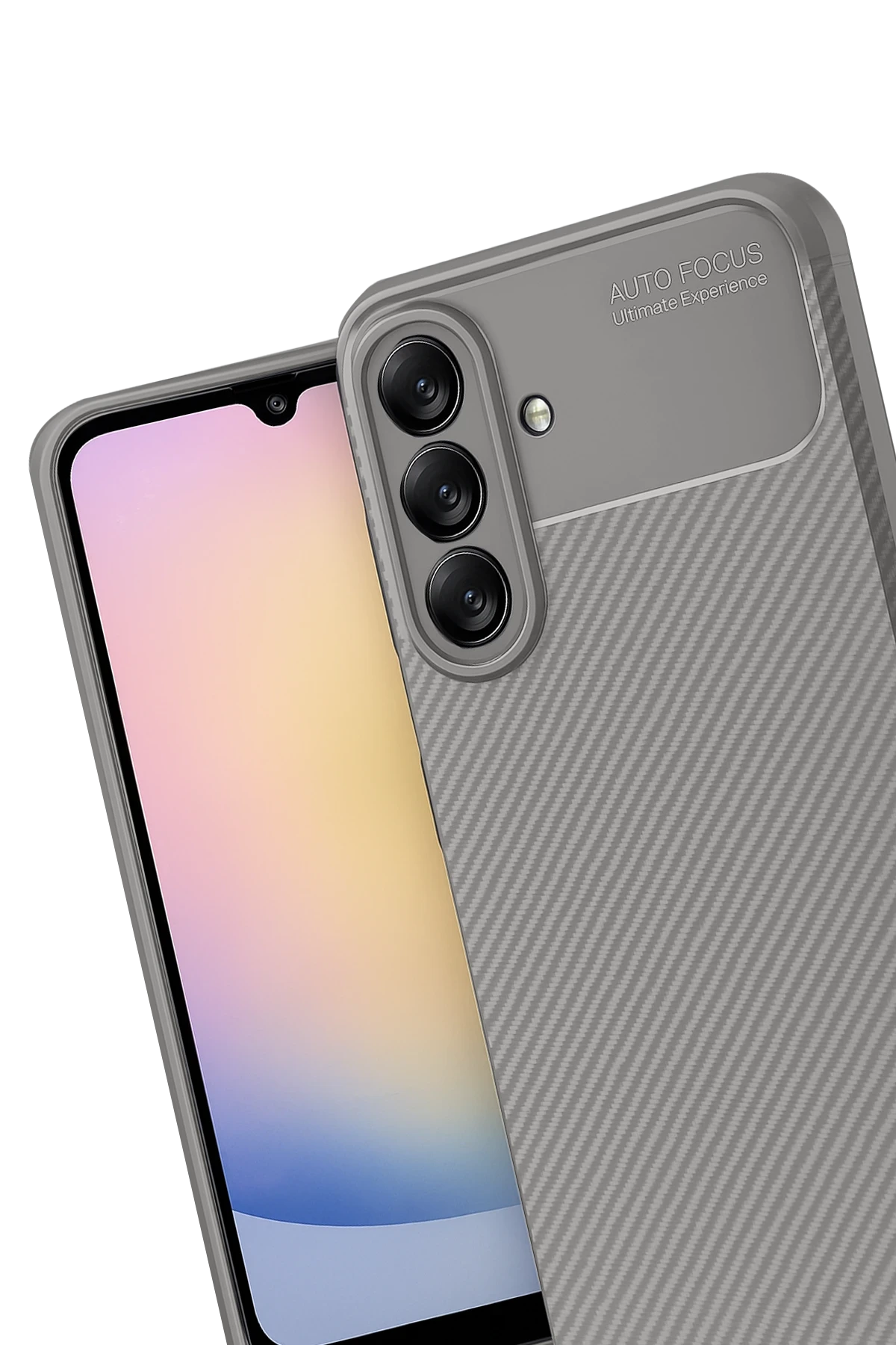 Newface Samsung Galaxy A17 5G Auto Focus Karbon Kapak - Gri