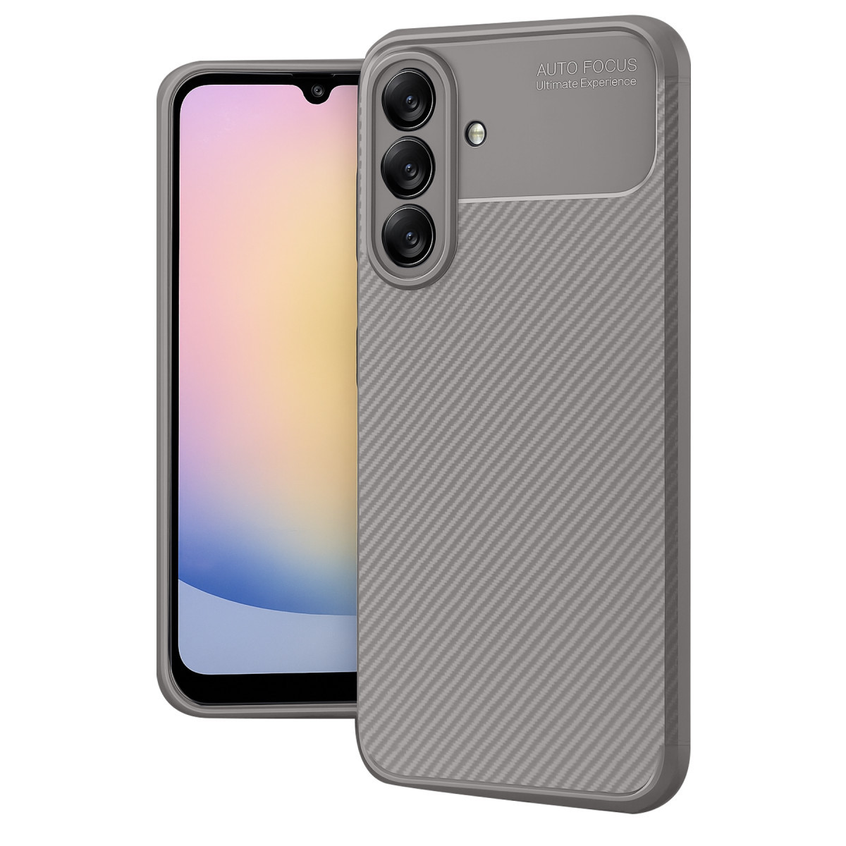 Newface Samsung Galaxy A17 5G Auto Focus Karbon Kapak - Gri — görsel 7
