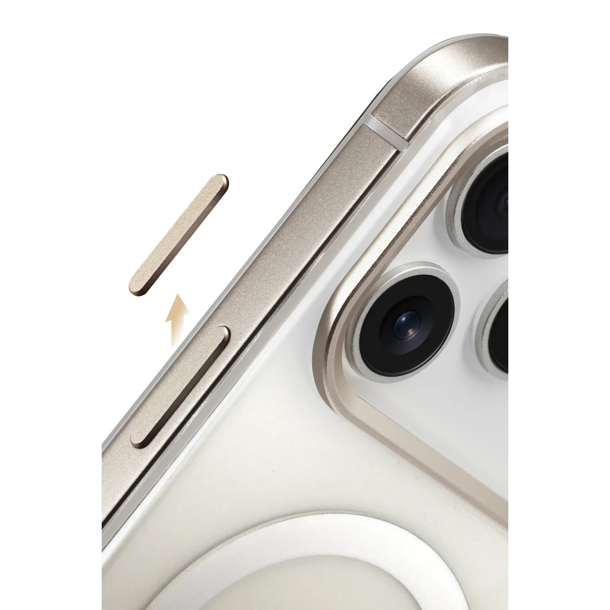HDD Apple iPhone 18 Pro Max /17 Pro Max HBC-395 Altai Magsafe Kapak - Turuncu